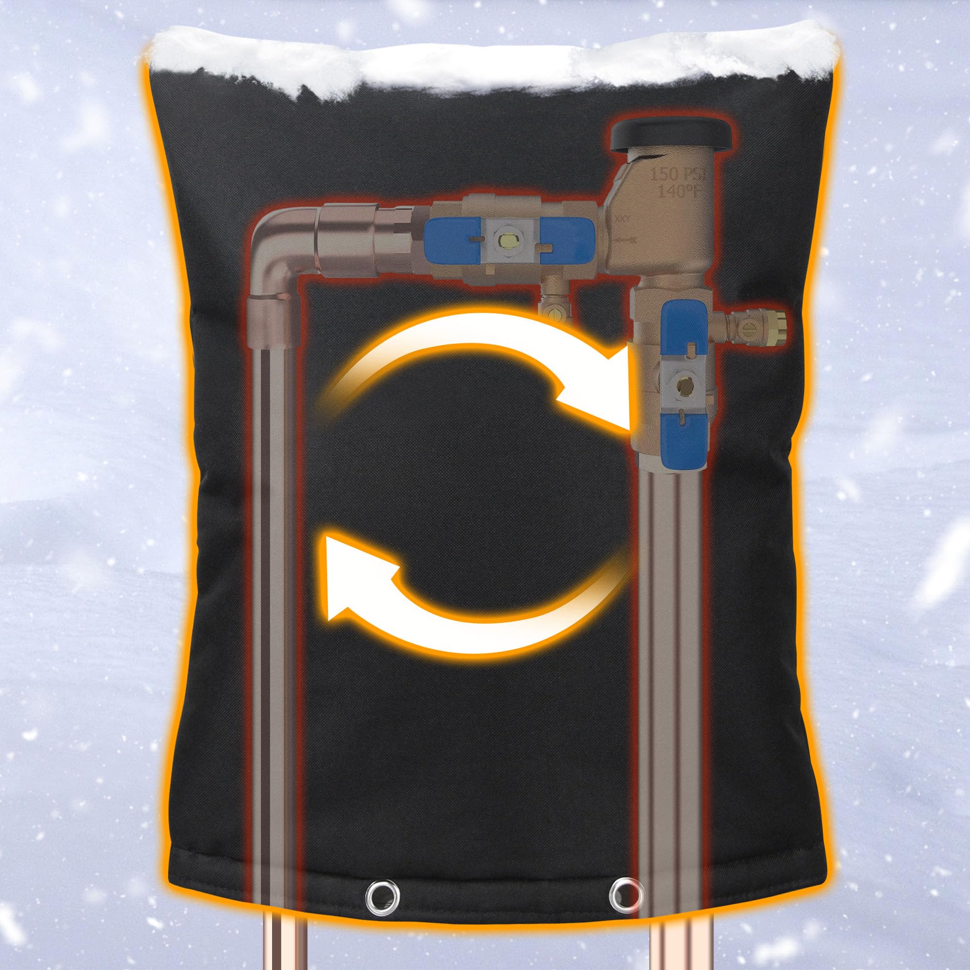 O Preventor De Refluxo Isolado Cobre Benasan 16x20cm