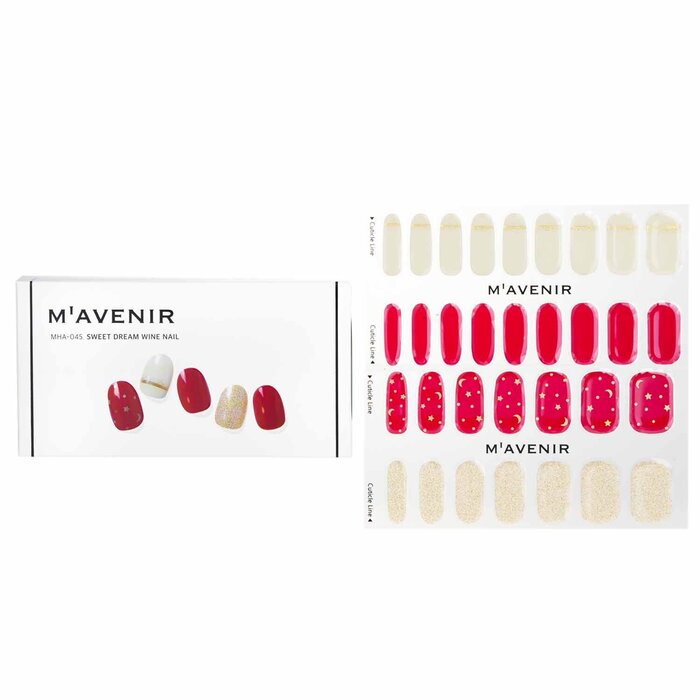 Adesivo De Unhas Mavenir Sweet Dream Wine Red Salon Quality