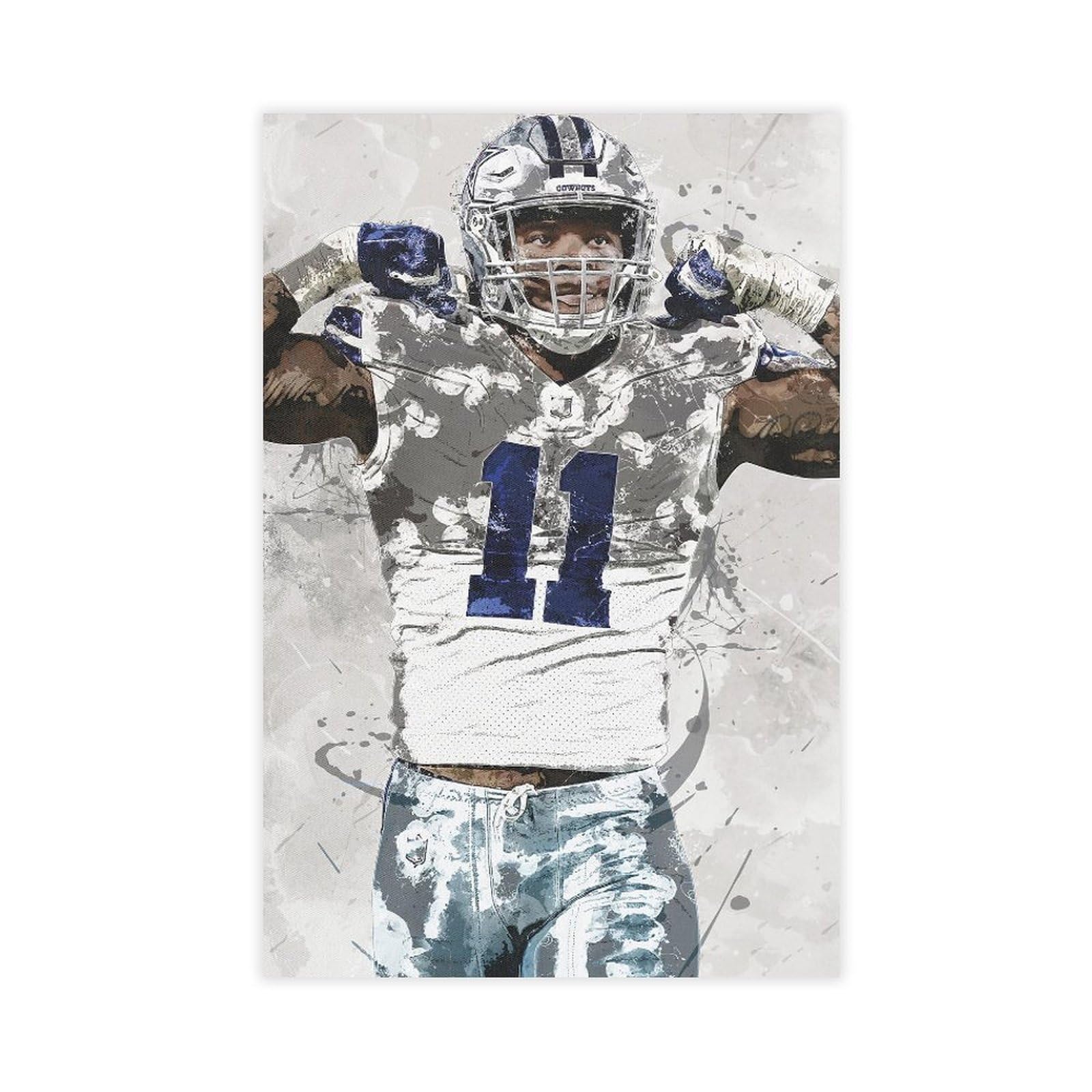 Pôster Em Tela De Micah Parsons Football 30x45cm