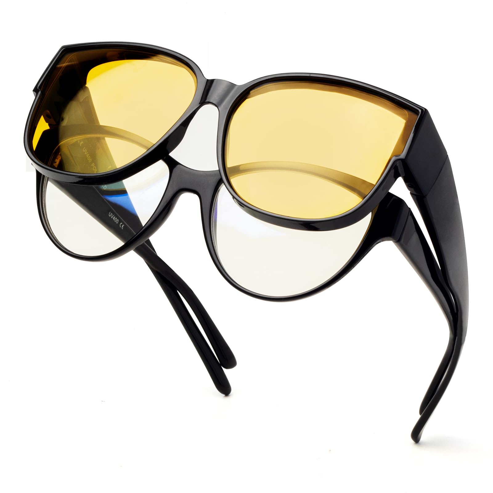 Óculos De Condução Noturna Face Shadow Ultralight Polarized Hd