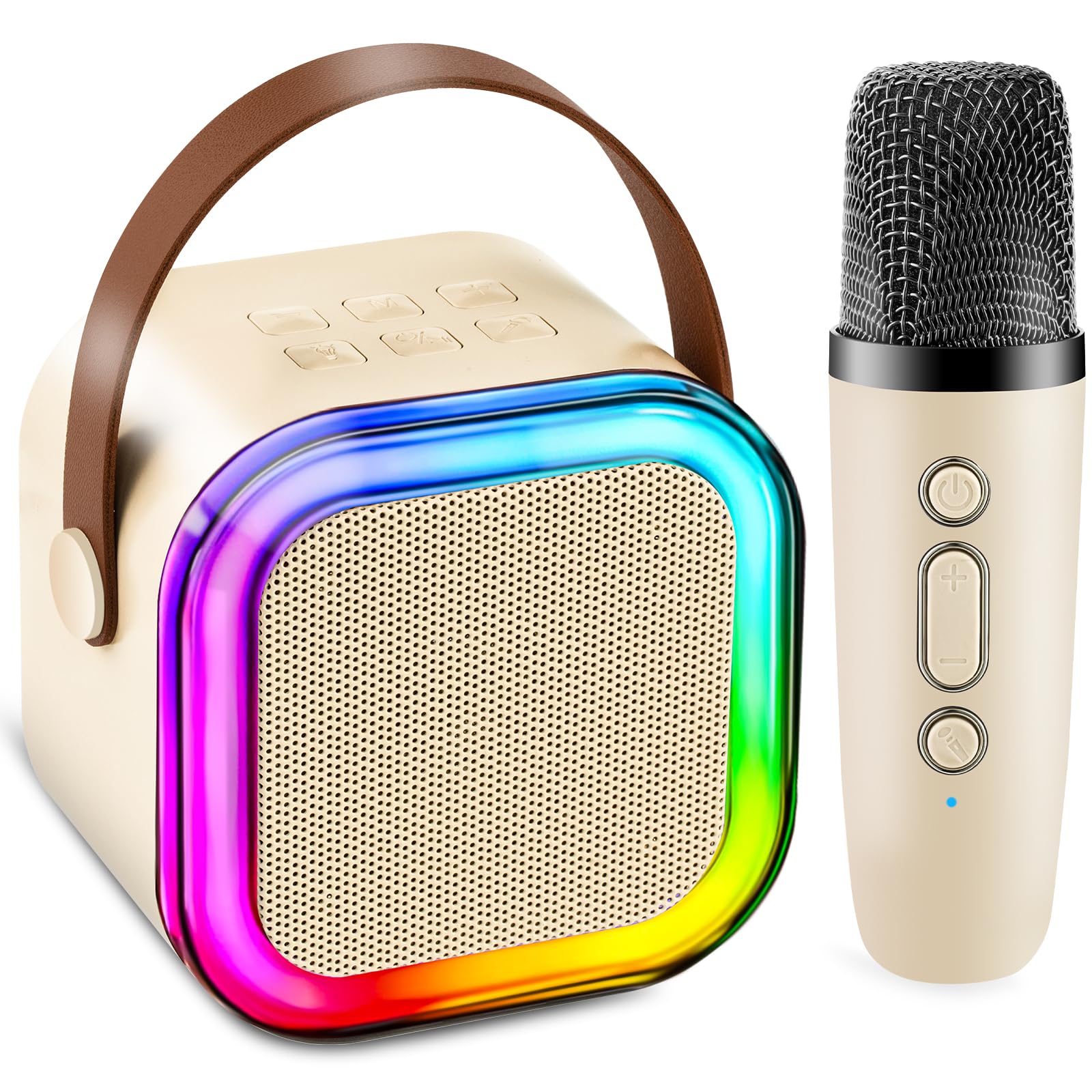 Mini Alto-falante Bluetooth Portátil Karaoke Machine Anliuanliu