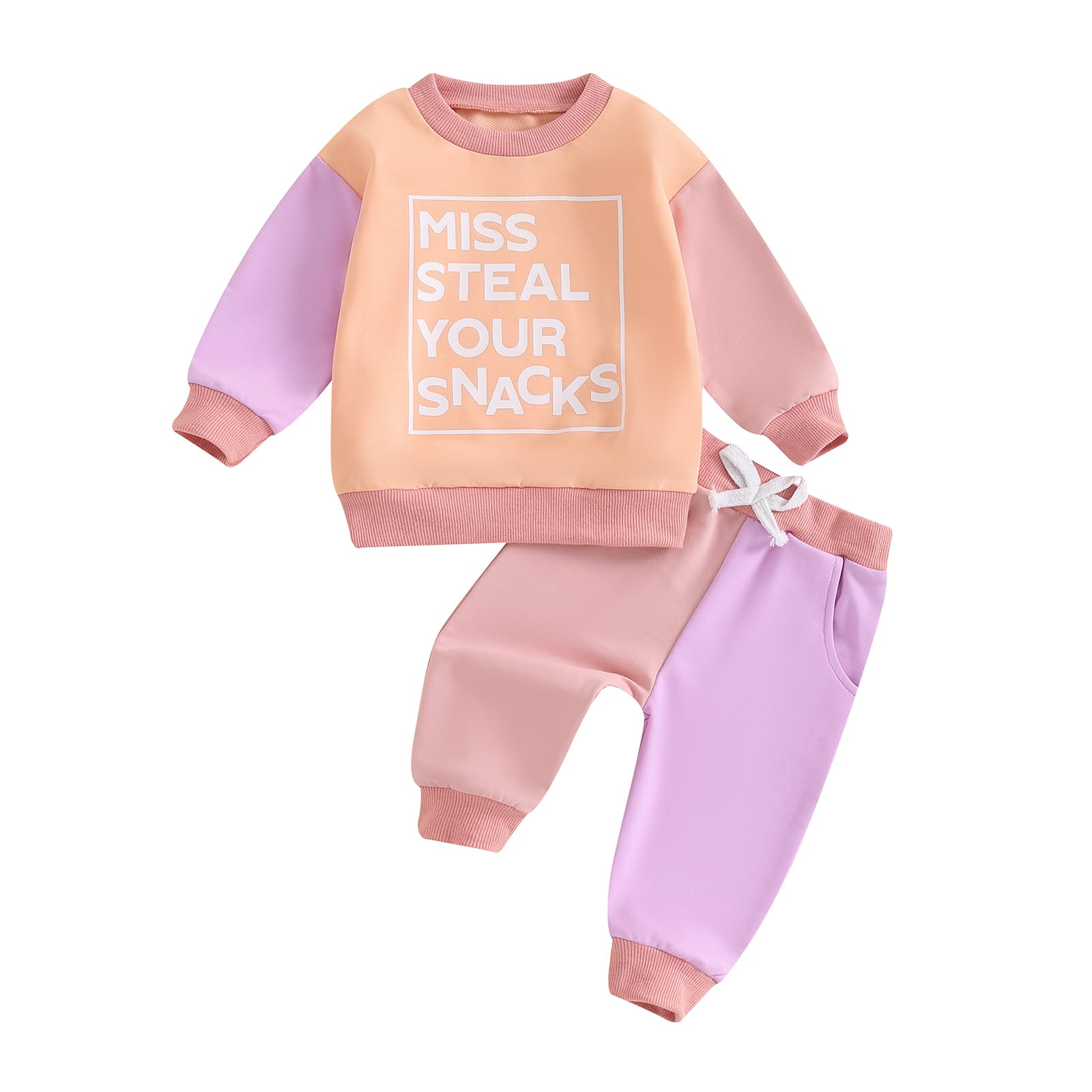 Conjunto De Roupas Para Bebês E Meninas, Moletom De Manga Comprida, Outono