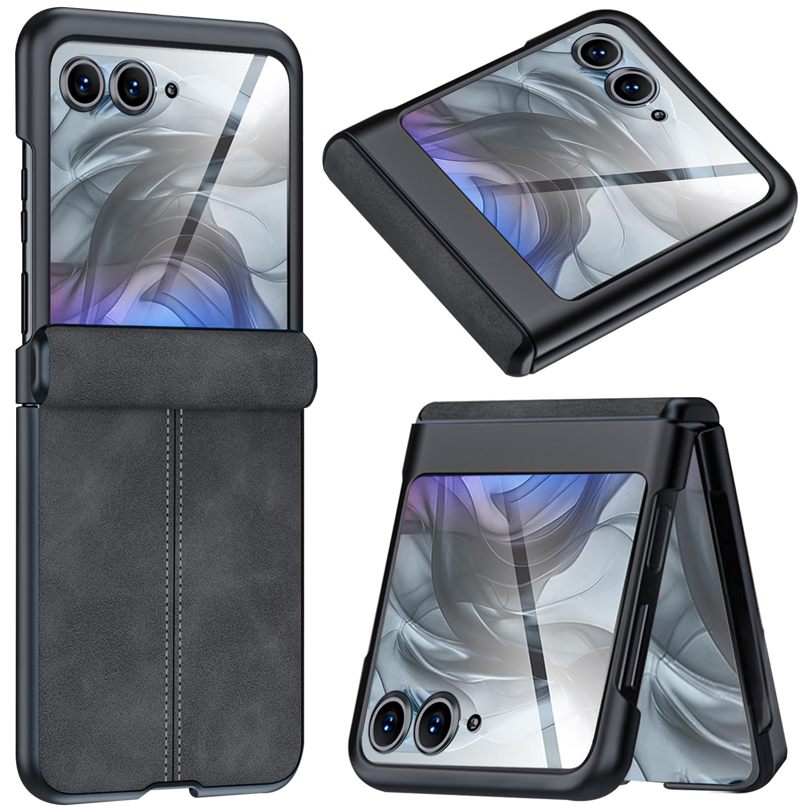 Capa Ninki Compatível Para Motorola Razr 2024 Plus Com Protetor De Tela