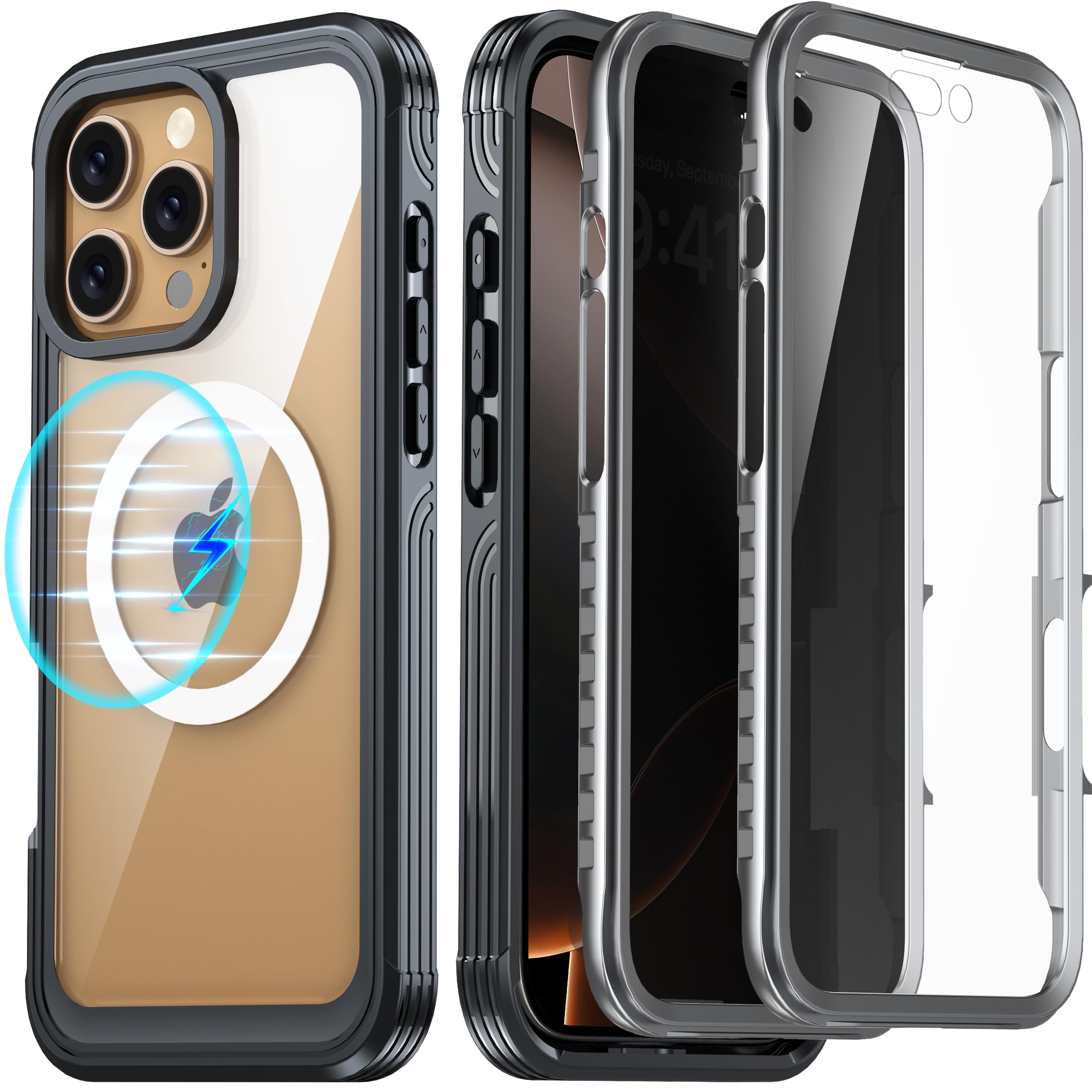Capa De Telefone Amilifecases Para Iphone 16 Pro Max Com Protetor De Tela