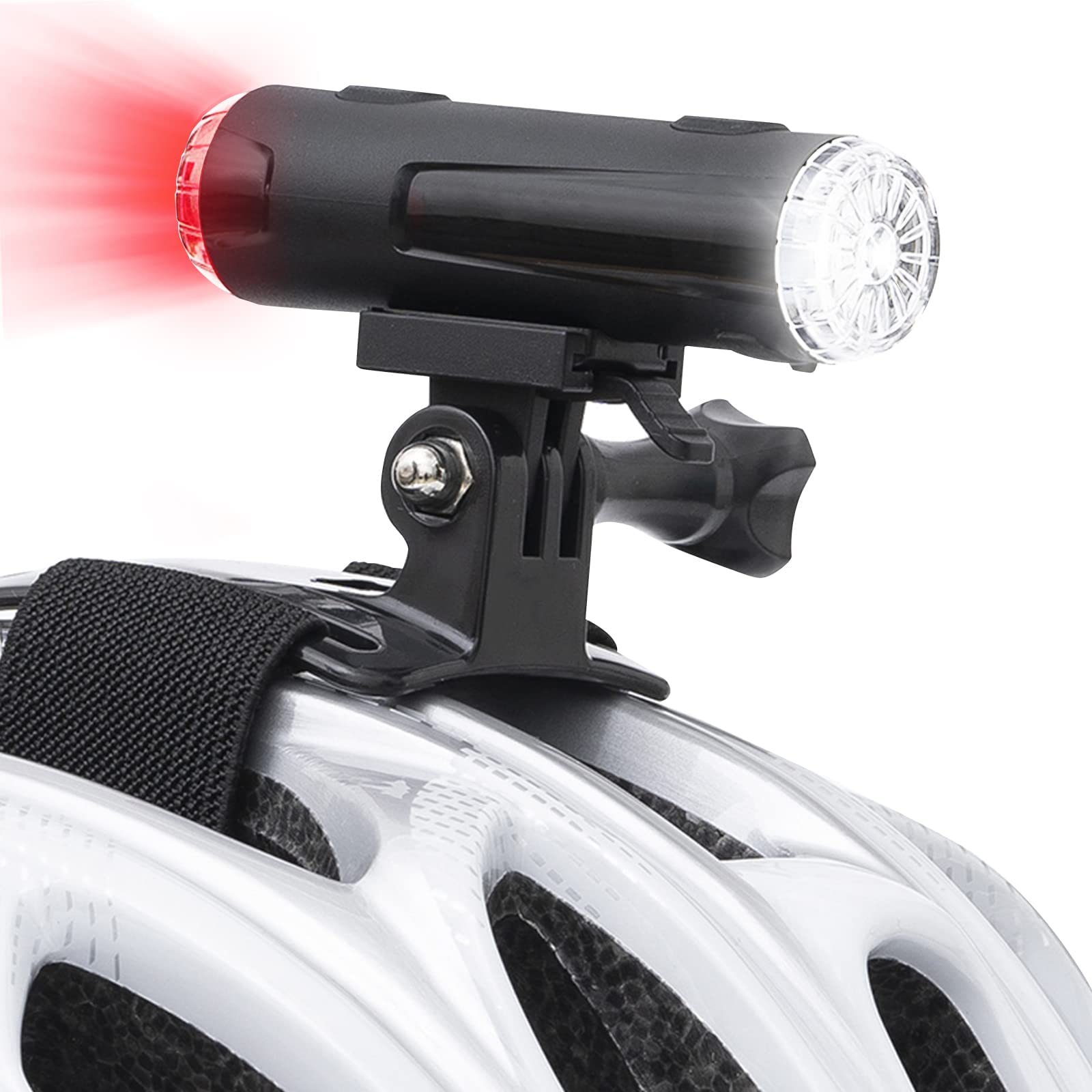 Capacete De Bicicleta Jinkey 2 In1 Light Frontal E Traseiro Led Waterproof