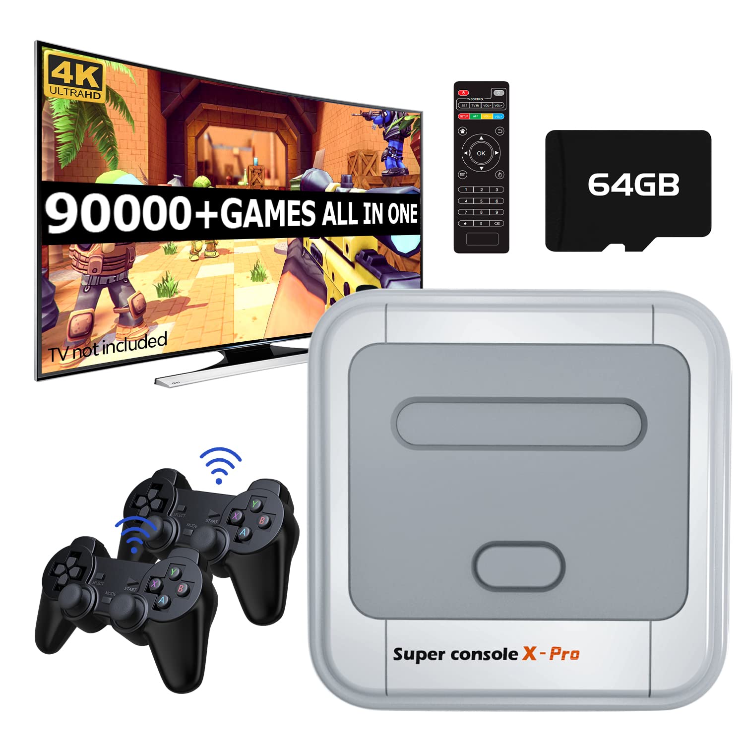 Console De Videogame Super Console X Pro 90.000 Ou Mais De 90.000 Jogos 4k