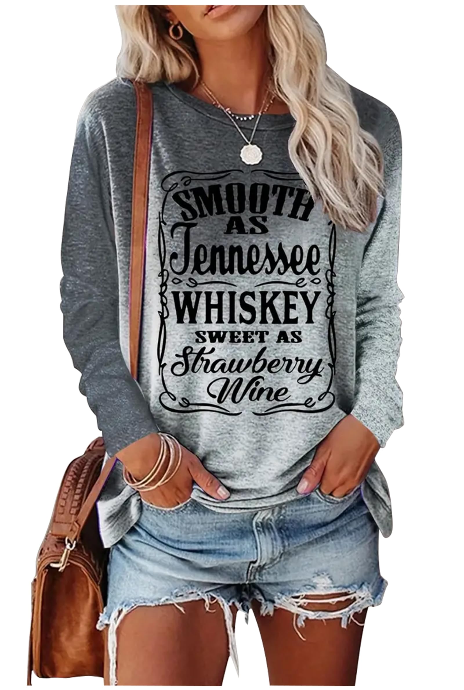 Camiseta Chuntianran Tennessee Whiskey Para Mulheres - Tamanho Xl