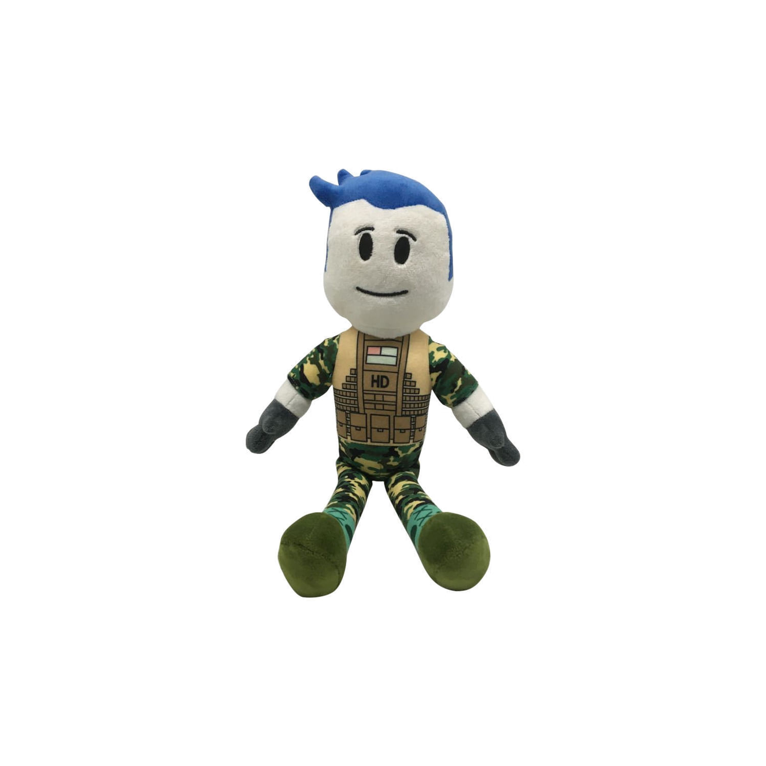 Boneca De Pelúcia Roblox Captain Camouflage