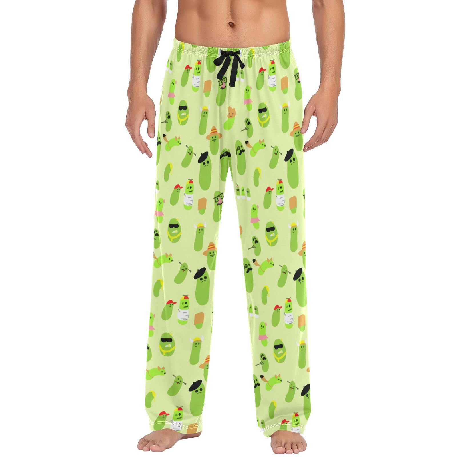 Calças De Pijama Anyangquji Funny Pickles Para Homens L Lounge