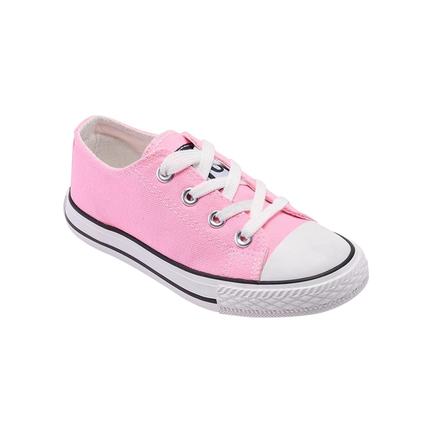 Sapato Casual Sneaker Urban Canvas Para Crianças Rosa