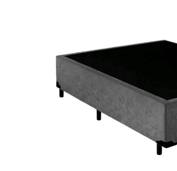 Base Box Casal Suede Premium Santo Box 40x138x188