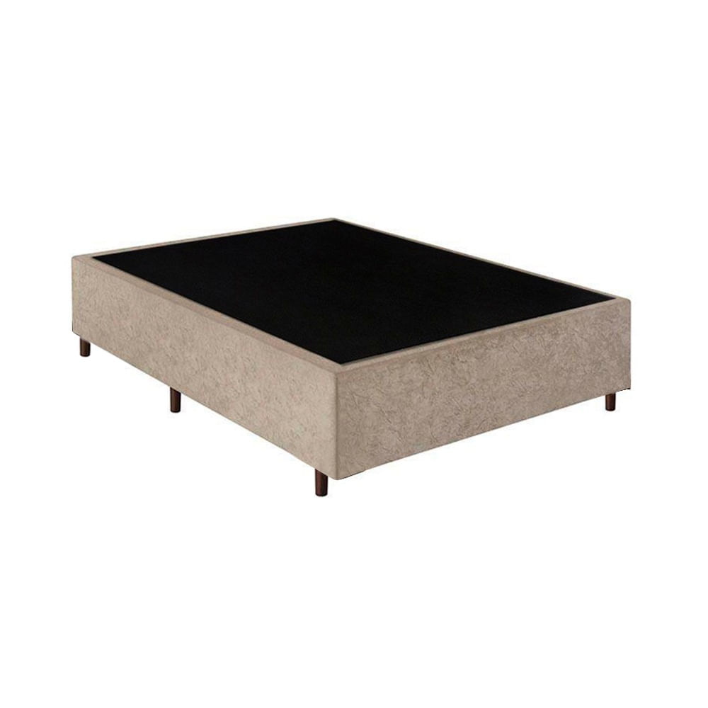 Base Box Casal Suede Premium Santo Box 40x138x188