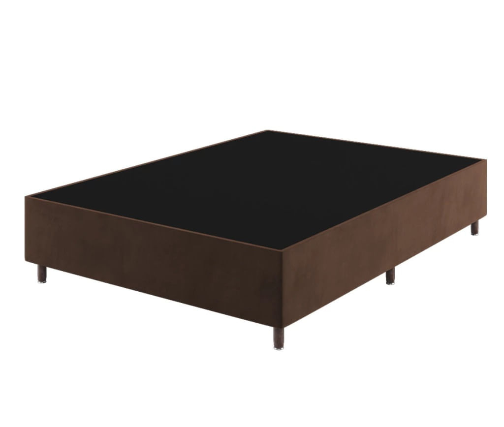 Base Box Casal Suede Premium Santo Box 40x138x188