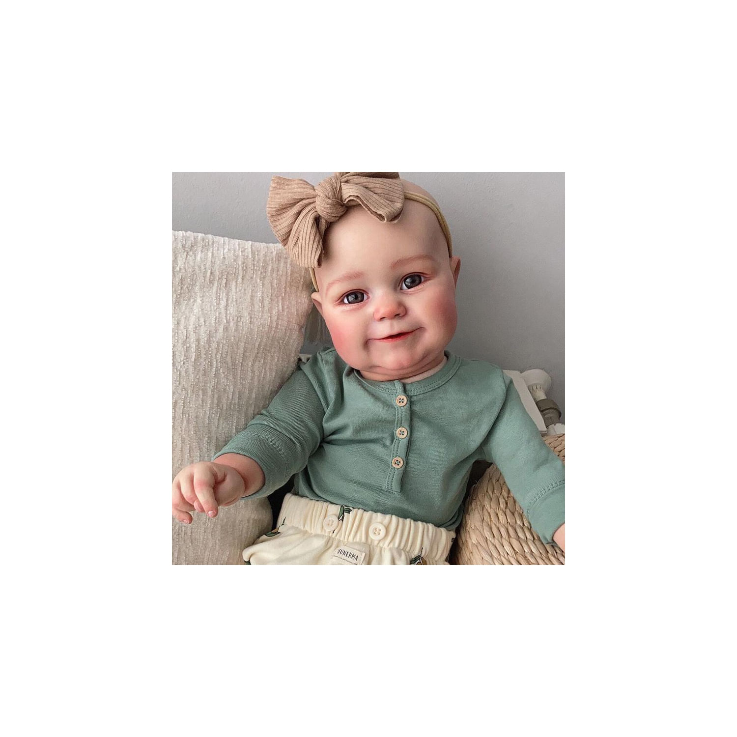 Boneca De Bebê Silicone Reborn Realista De 50 Cm Com Roupas E Acessórios.