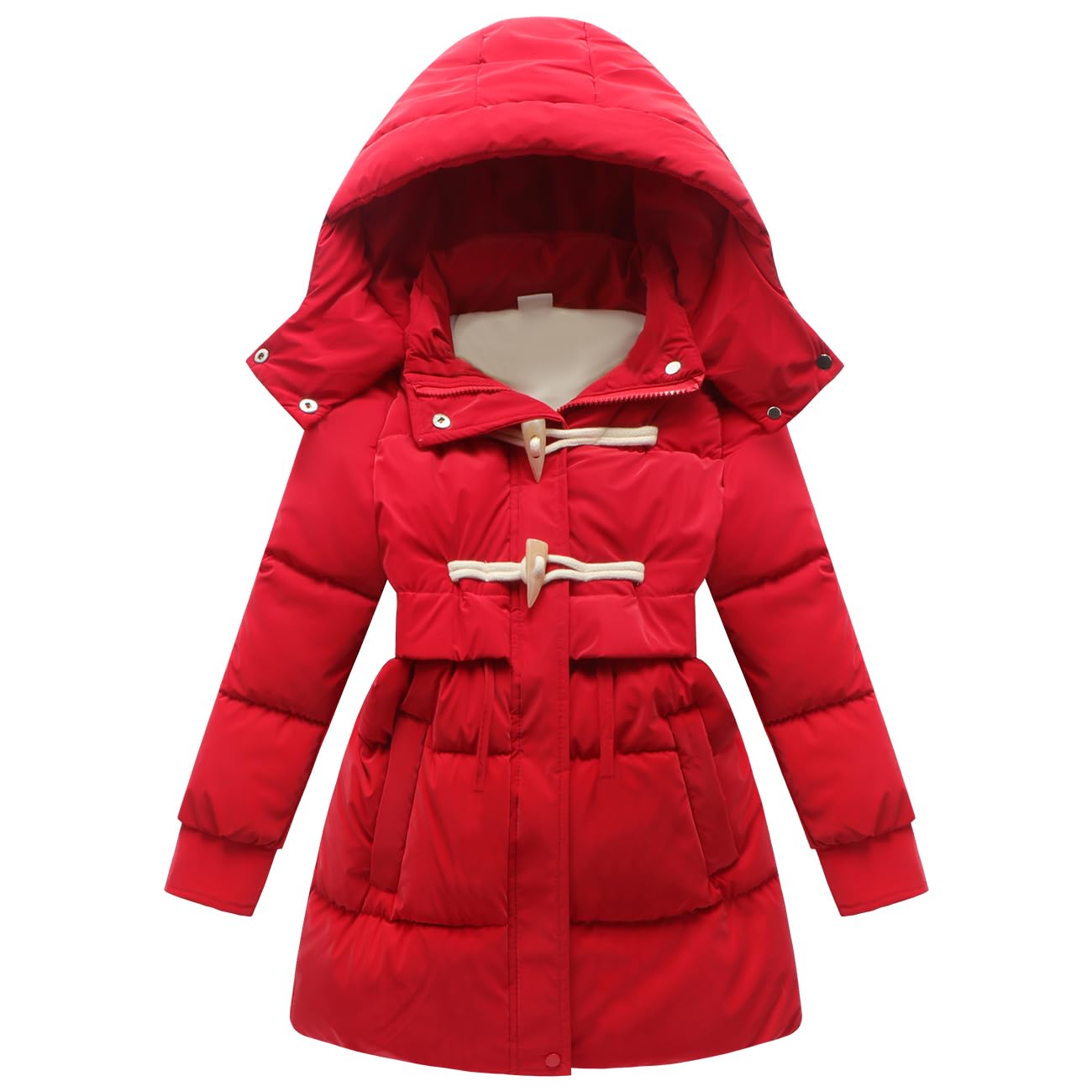 Casaco De Inverno Aimisyou Para Meninas De 11 A 12 Anos, Impermeável, Vermelho
