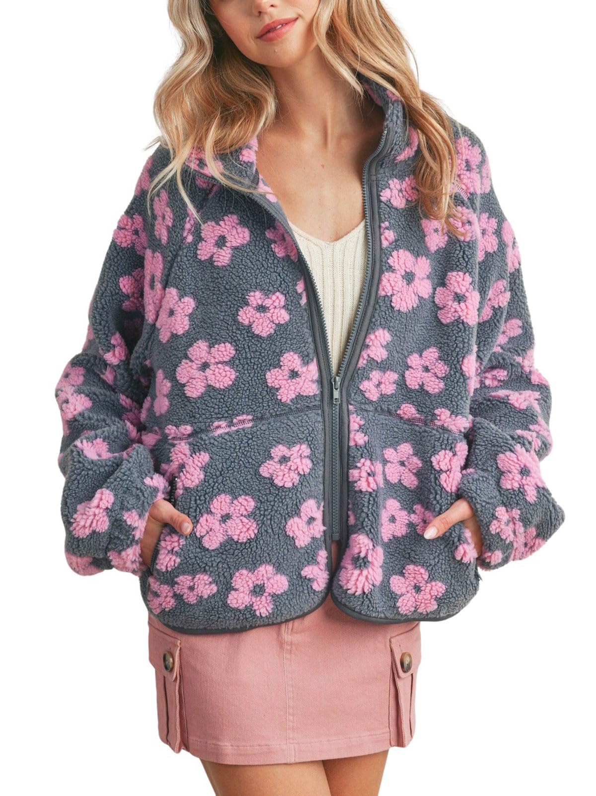 Jaqueta Chouyatou, Casaco Feminino De Lã Sherpa, Outono E Inverno