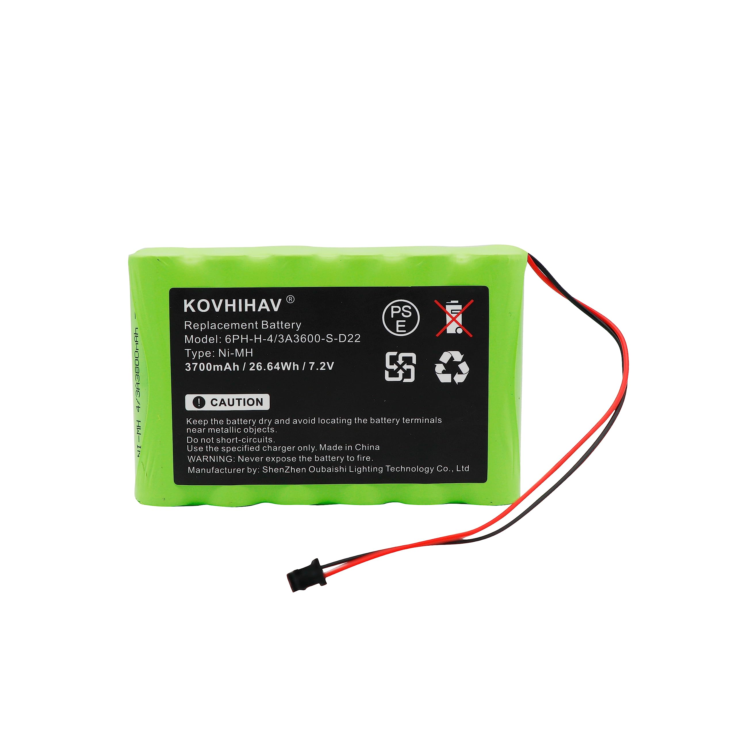 Bateria De Substituição Cs Battery Dsc 6ph-h-4/3a3600-s-d22 3700mah