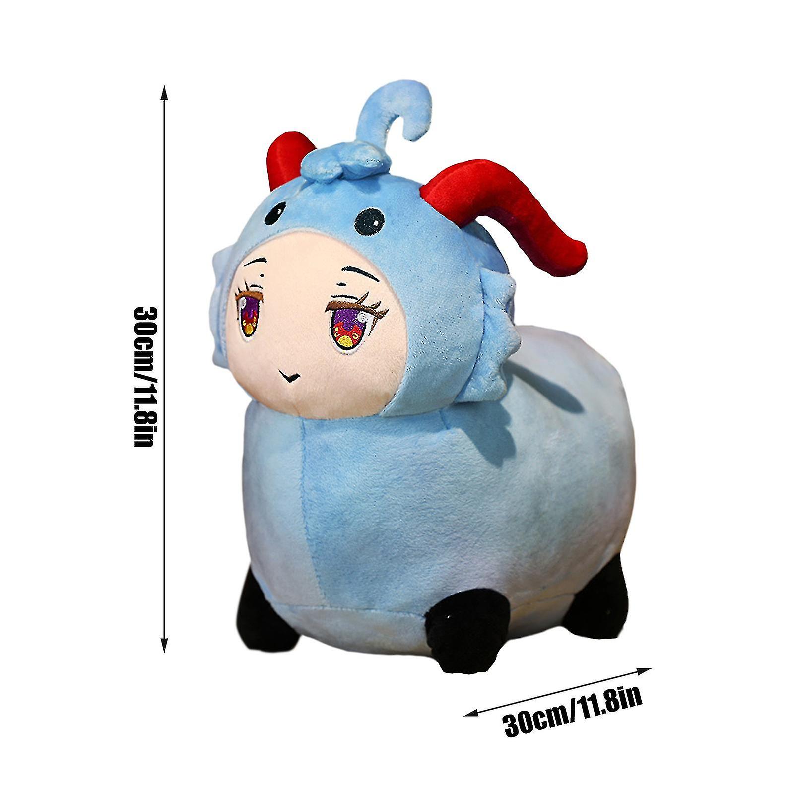 Genshin Coco Sheep Doll Deus Ganyu Algodão Sheep Doll Cocon