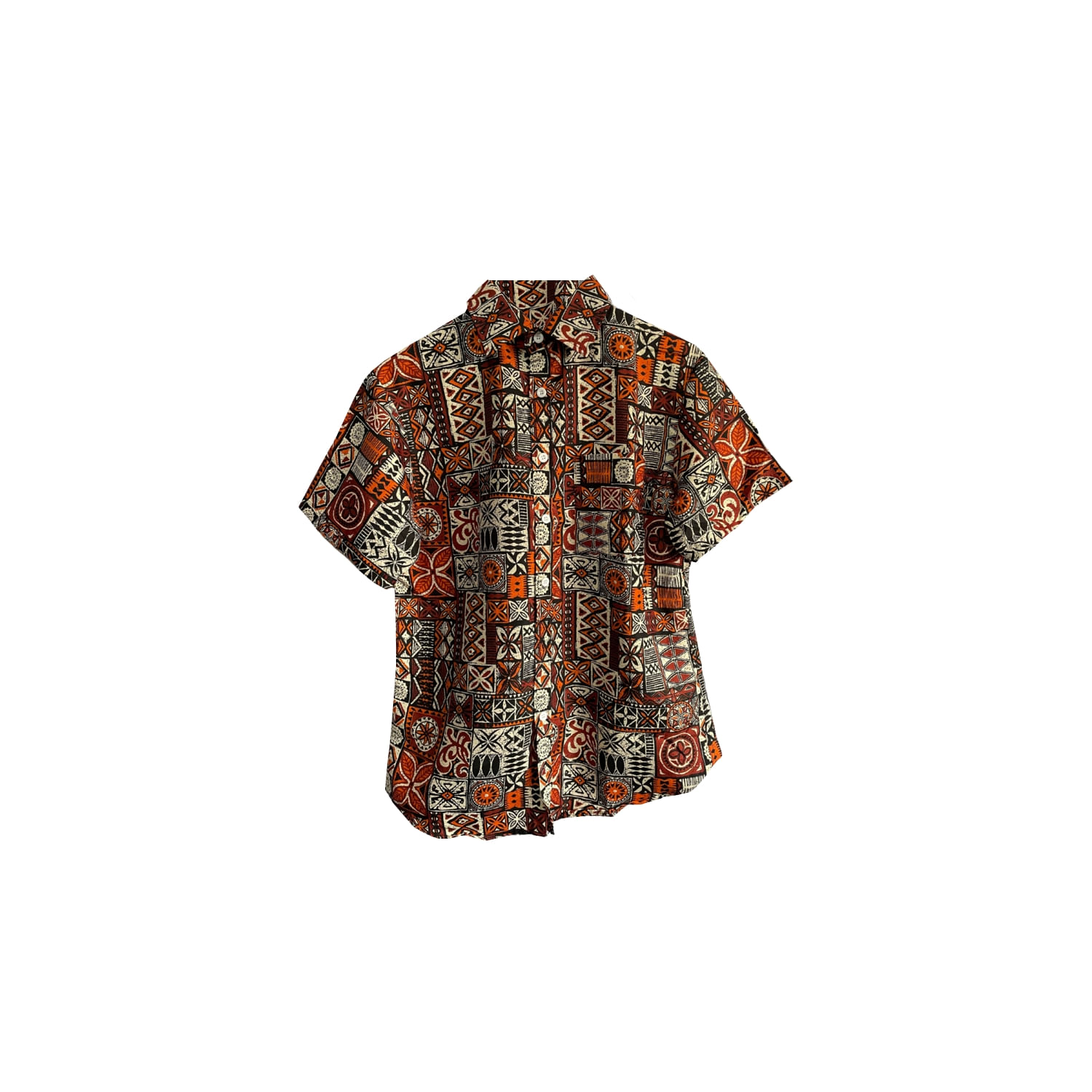 Camisas Masculinas De Manga Curta Guayaberas Casual Summer Print