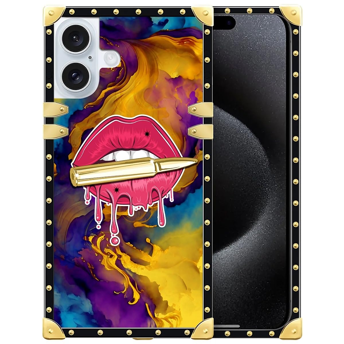 Capa De Telefone Wankblc Compatível Com Iphone 16 Plus Tpu Pc