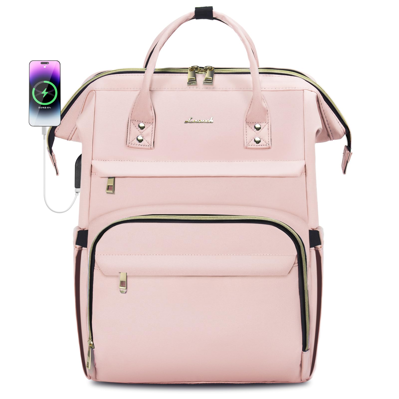 Mochila Para Laptop Lovevook Para Mulheres Professoras E Enfermeiras 15,6"