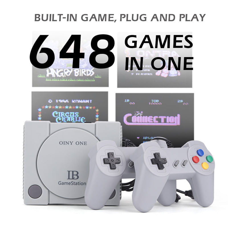 Game Console Mini Retro Hdmi Console Com 648 Jogos Rs-70