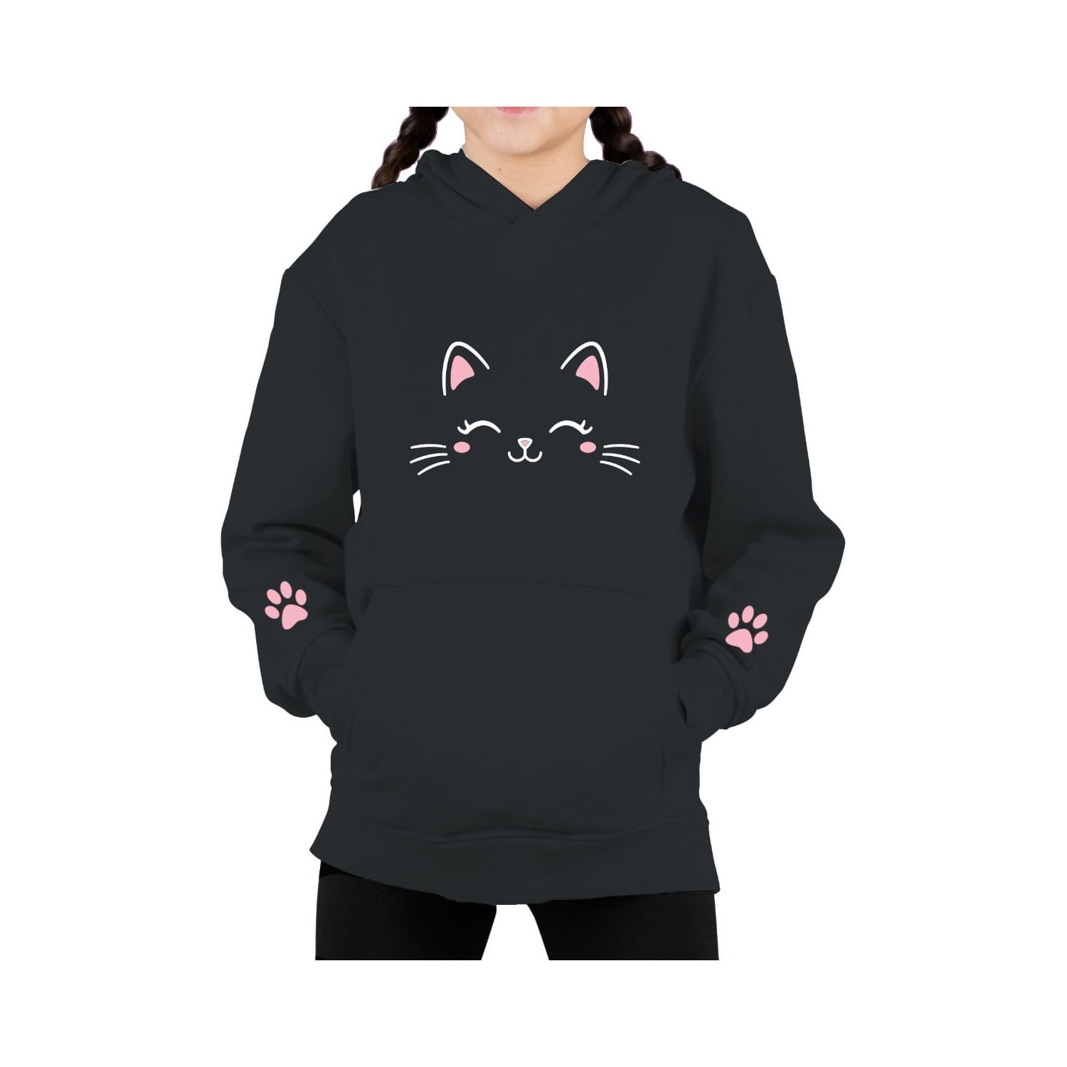 Suéter Persodesigncl Cute Kitten Cute Cute Cat Girl Gift