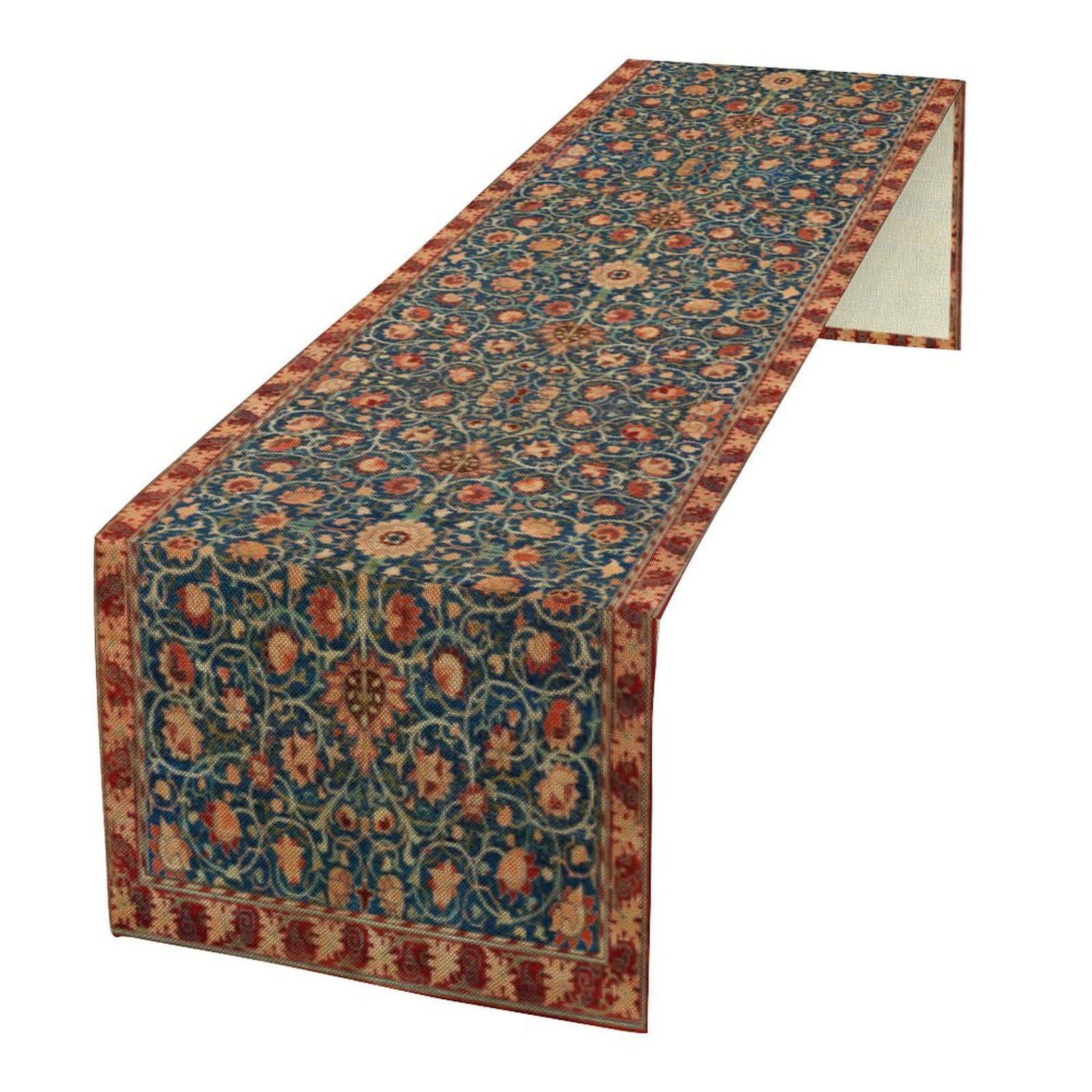 Table Runner Yearn Jear William Morris Rustic Boho 33x180cm
