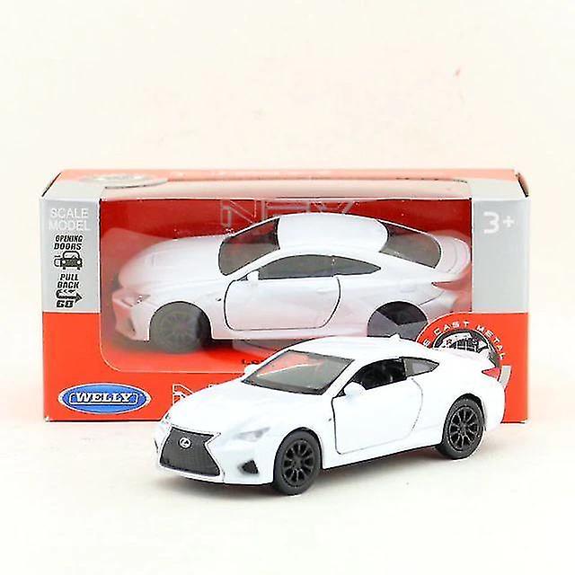 1:36 Liga Puxar Para Trás Modelos De Carro Lexus Rc F (branco)