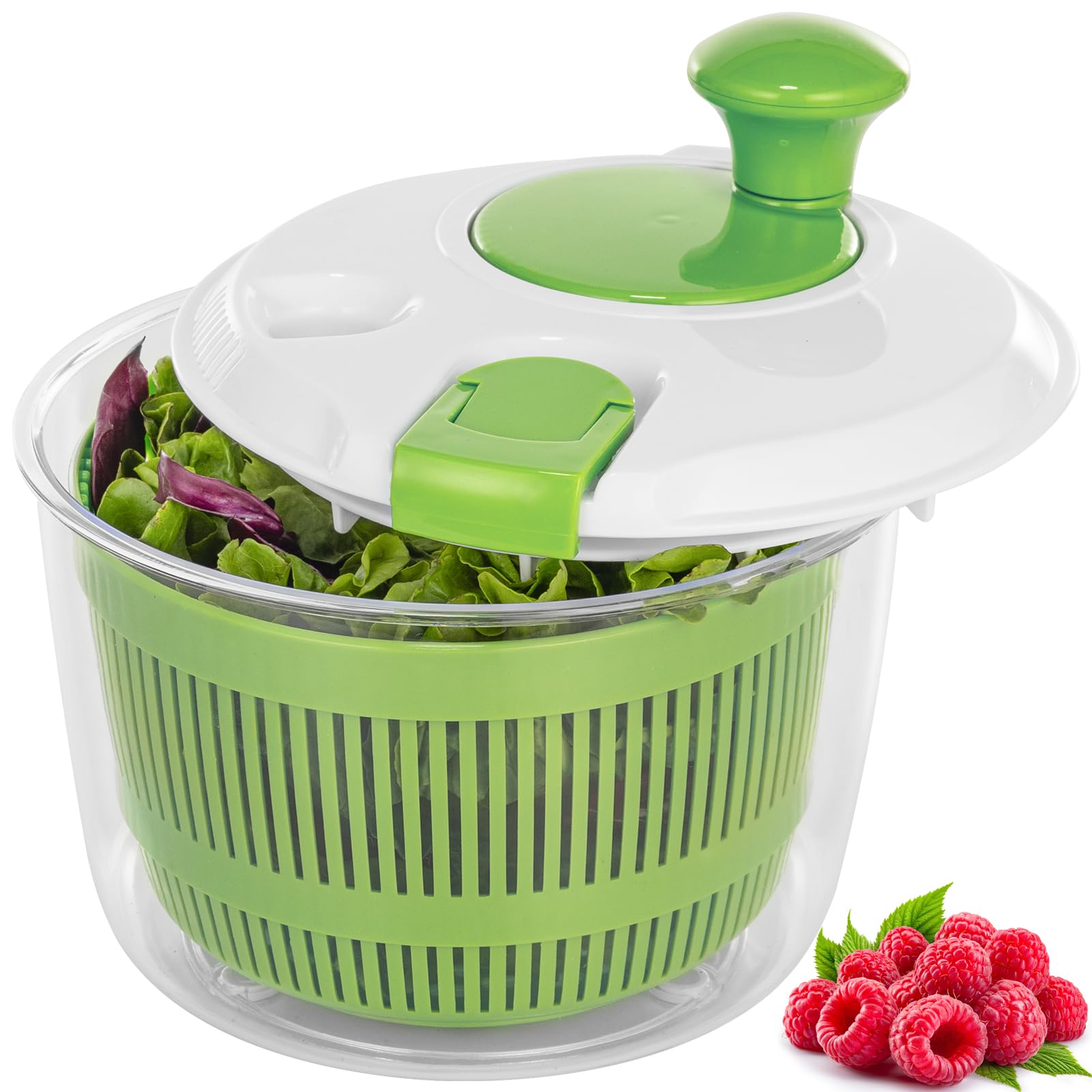 Lavadora De Frutas E Vegetais Com Capacidade Salad Spinner Vihoom 3l