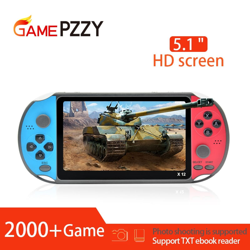 Console De Jogos Retro De 5,1 Polegadas Com Vários Jogos Inclusos