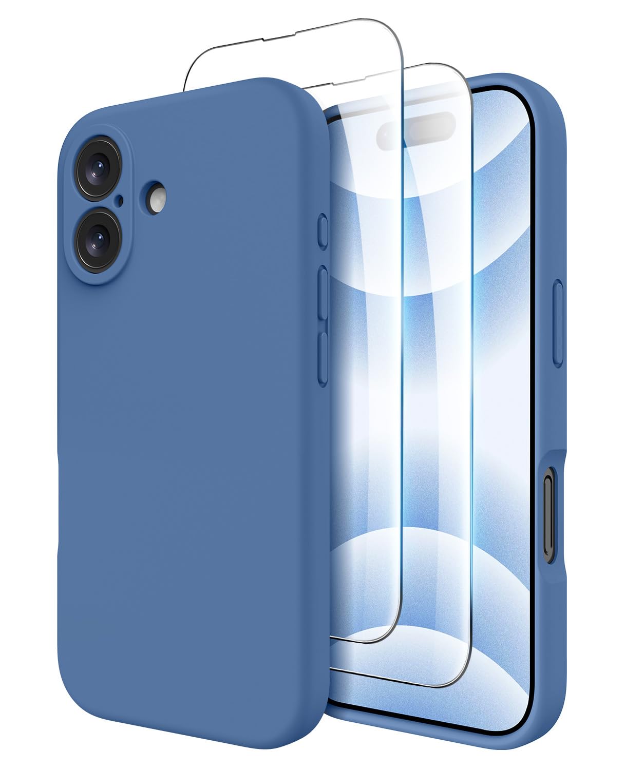 Capa De Telefone Otofly Compatível Com Iphone 16 Plus Com Protetores De Tela