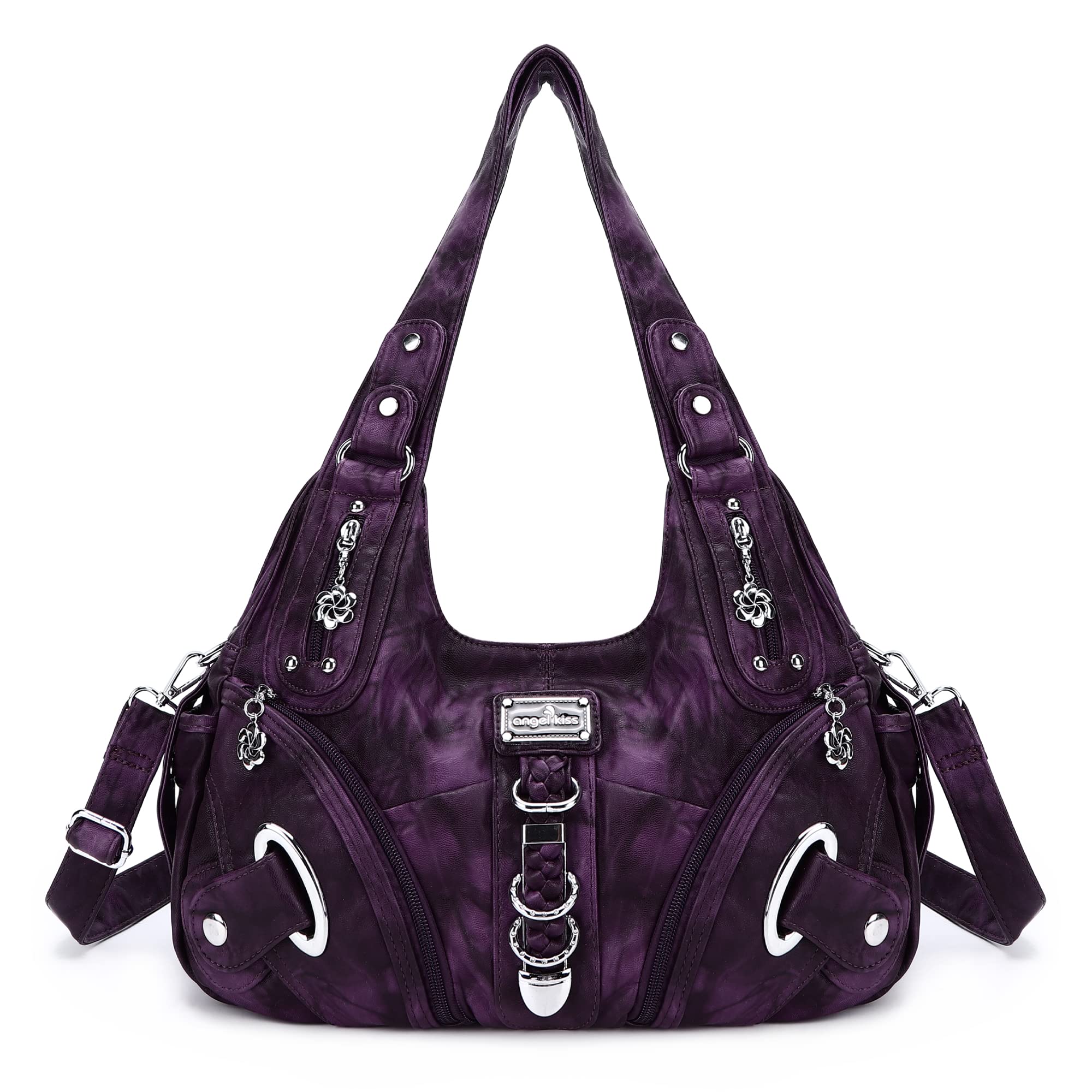Bolsa Angelkiss Hobo Purses Bolsa De Ombro Para Mulheres