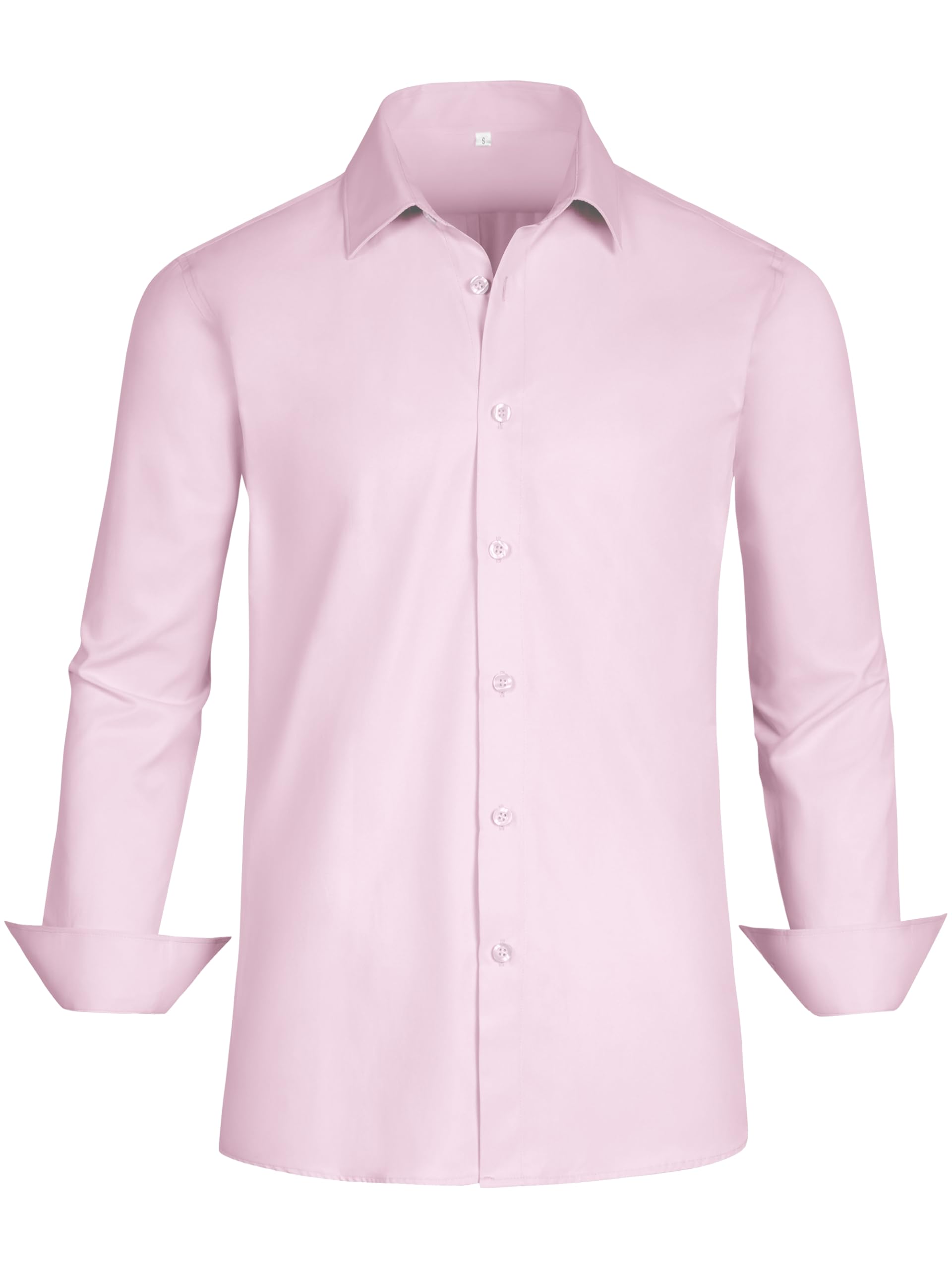 Camiseta Gianen Light Baby Pink Para Homens De Manga Comprida M De Altura