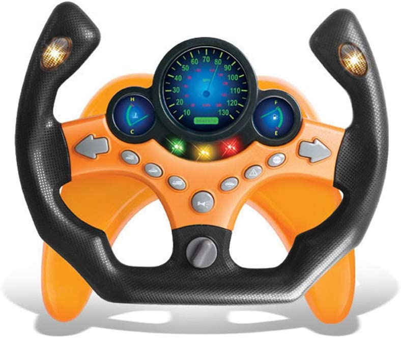 Brinquedo De Volante Elétrico Para Crianças - Brinquedo De Condução De Carro De Alta Simulação Com Música E Luz (carro Esportivo 1)