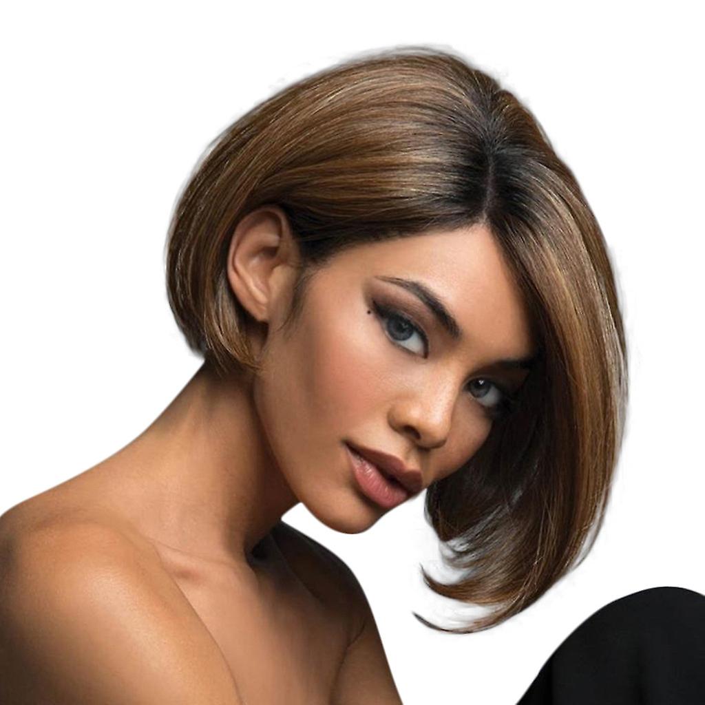 Multicolor#charming Charming Virgin Brazilian Peruca Curta Bob