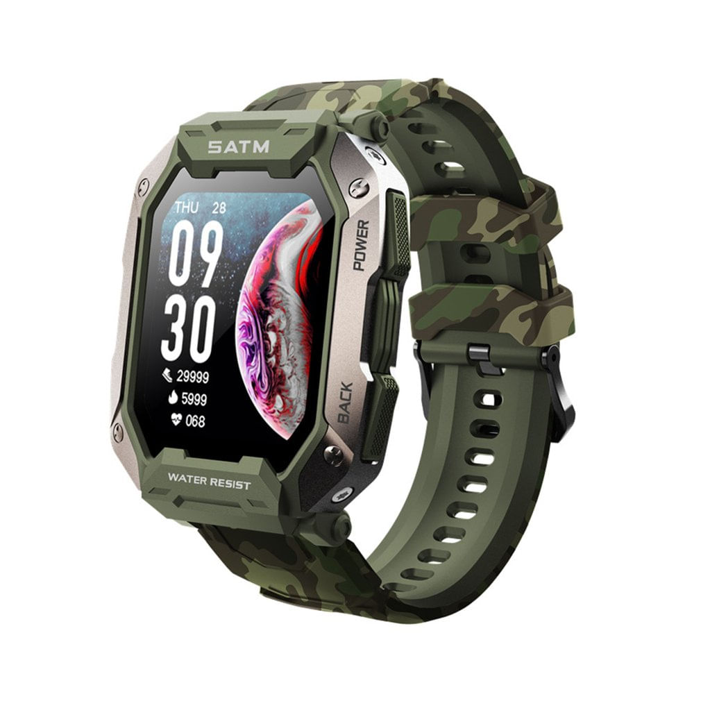 1,71 Polegadas Smart Watch Men Sports Smartwatch 5atm Impermeável