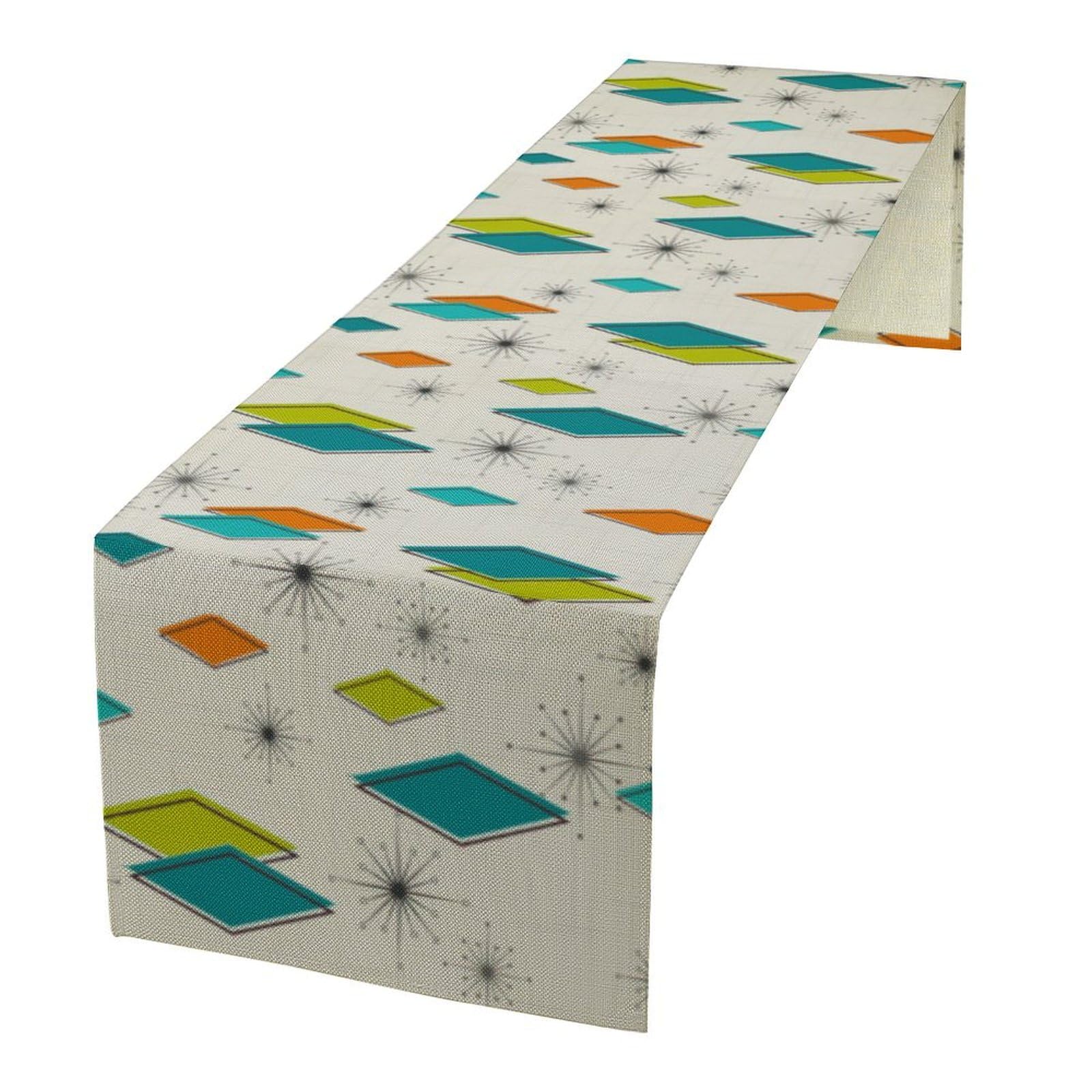 Table Runner Yearn Jear Mid Century Modern 33x152cm De Linho