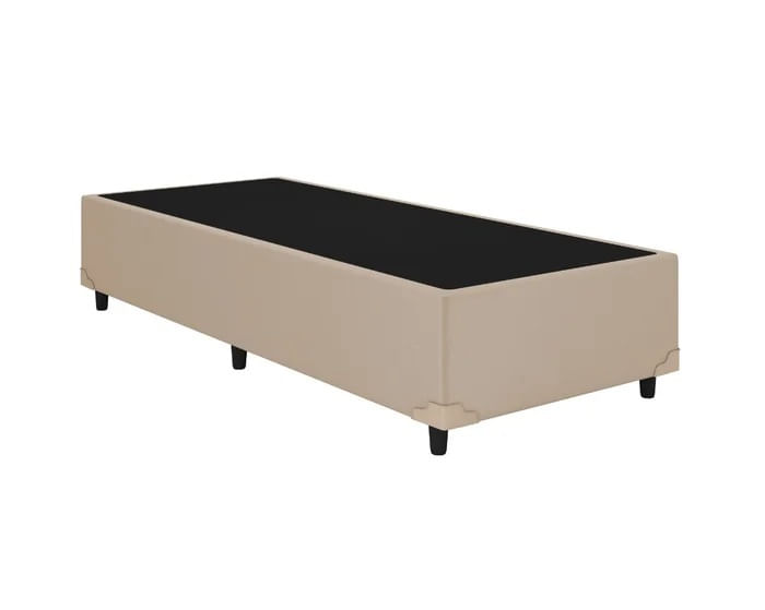 Base Box Solteiro Suede Premium Santo Box 40x88x188