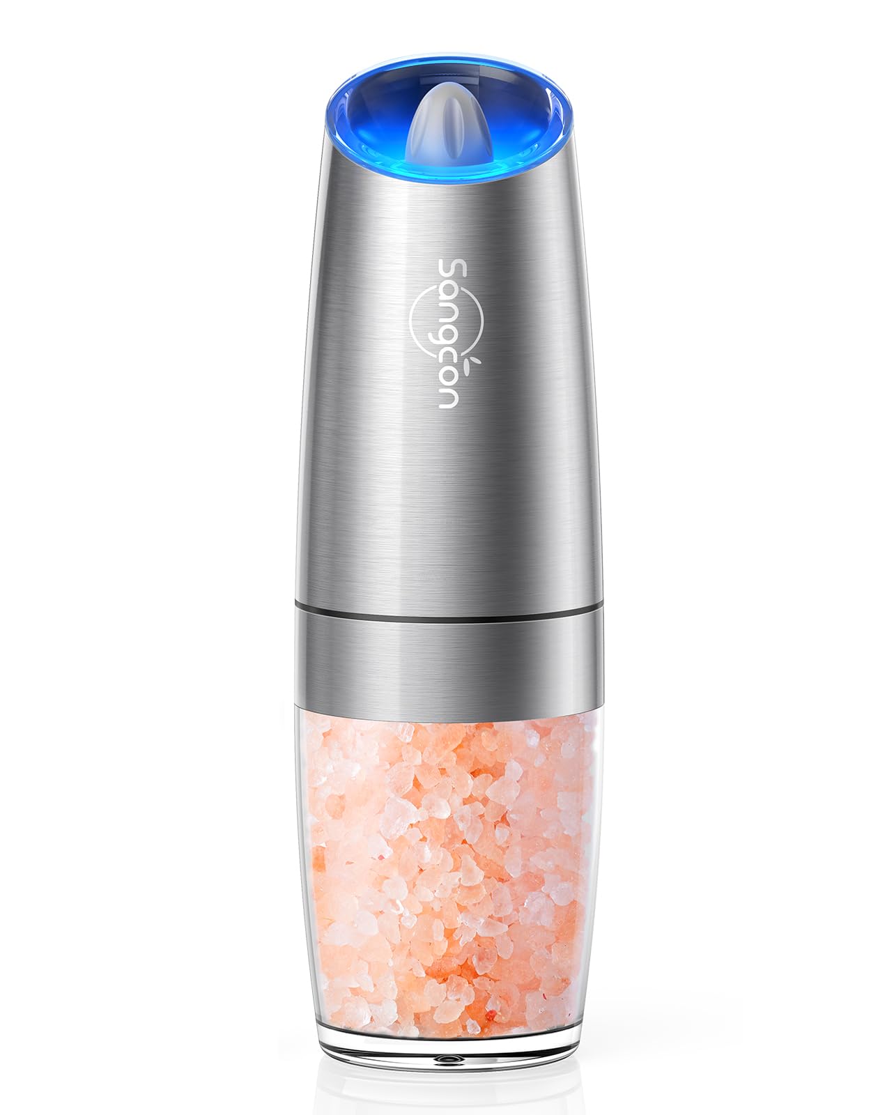 Moinho Elétrico De Pimenta E Sal Sangcon Com Luz Led