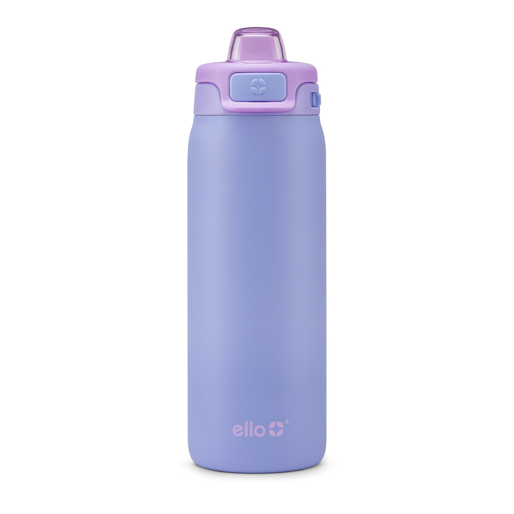 Garrafa De Água Ello Kids Pop &amp; Fill 530ml Em Aço Inoxidável