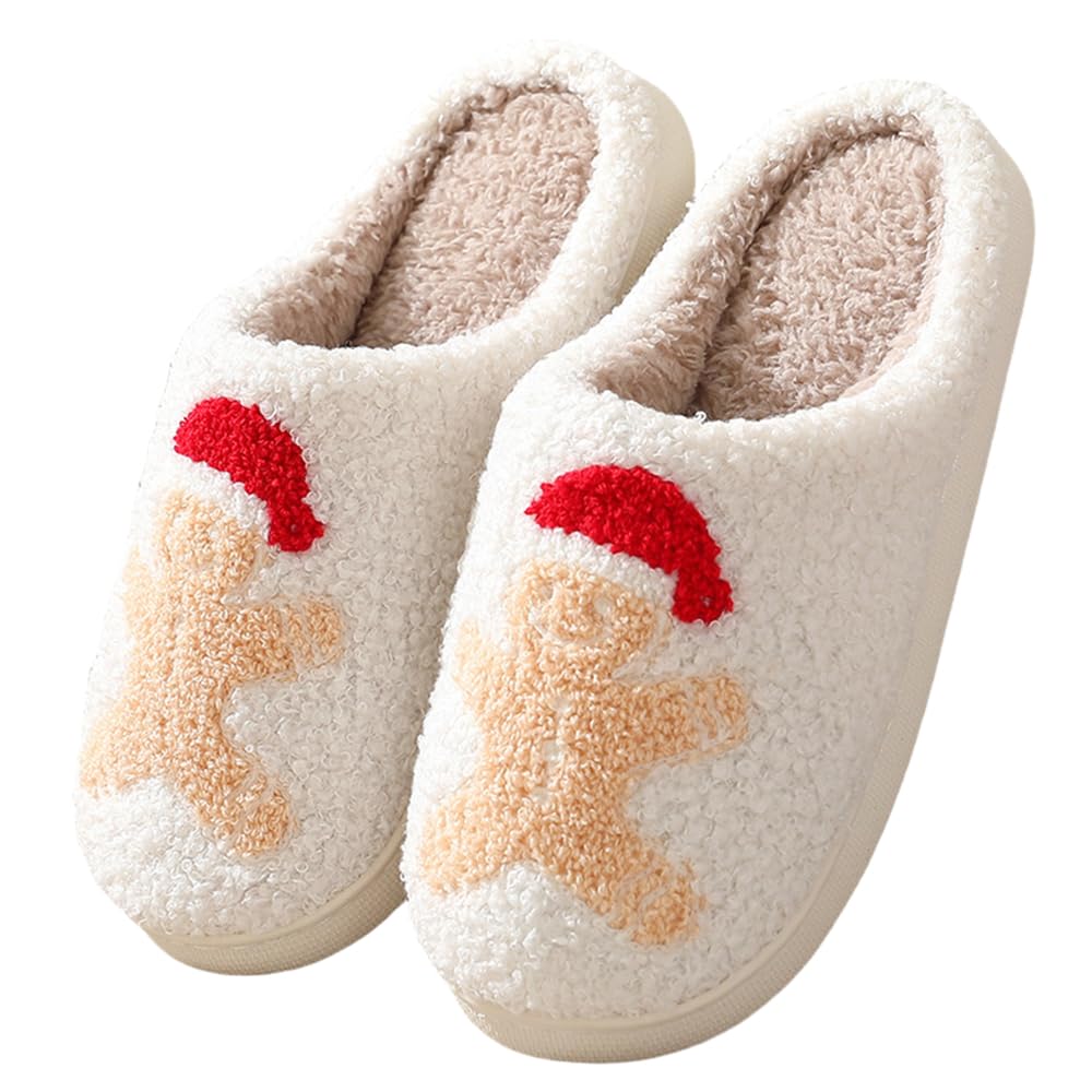 Chinelos V Opxin Christmas Santa Reindeer Gnome Para Mulheres E Homens