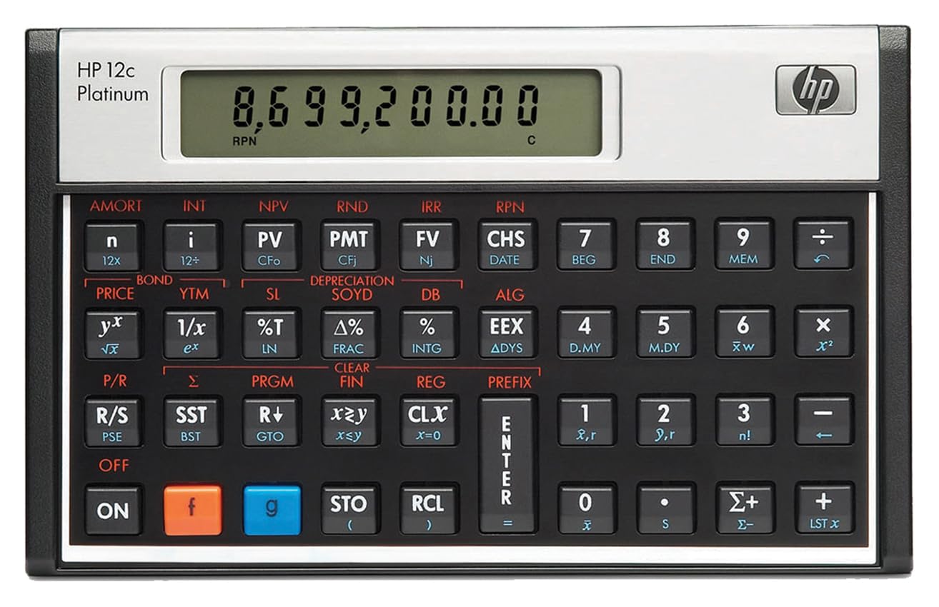 Calculadora Financeira Hp 12c Platinum