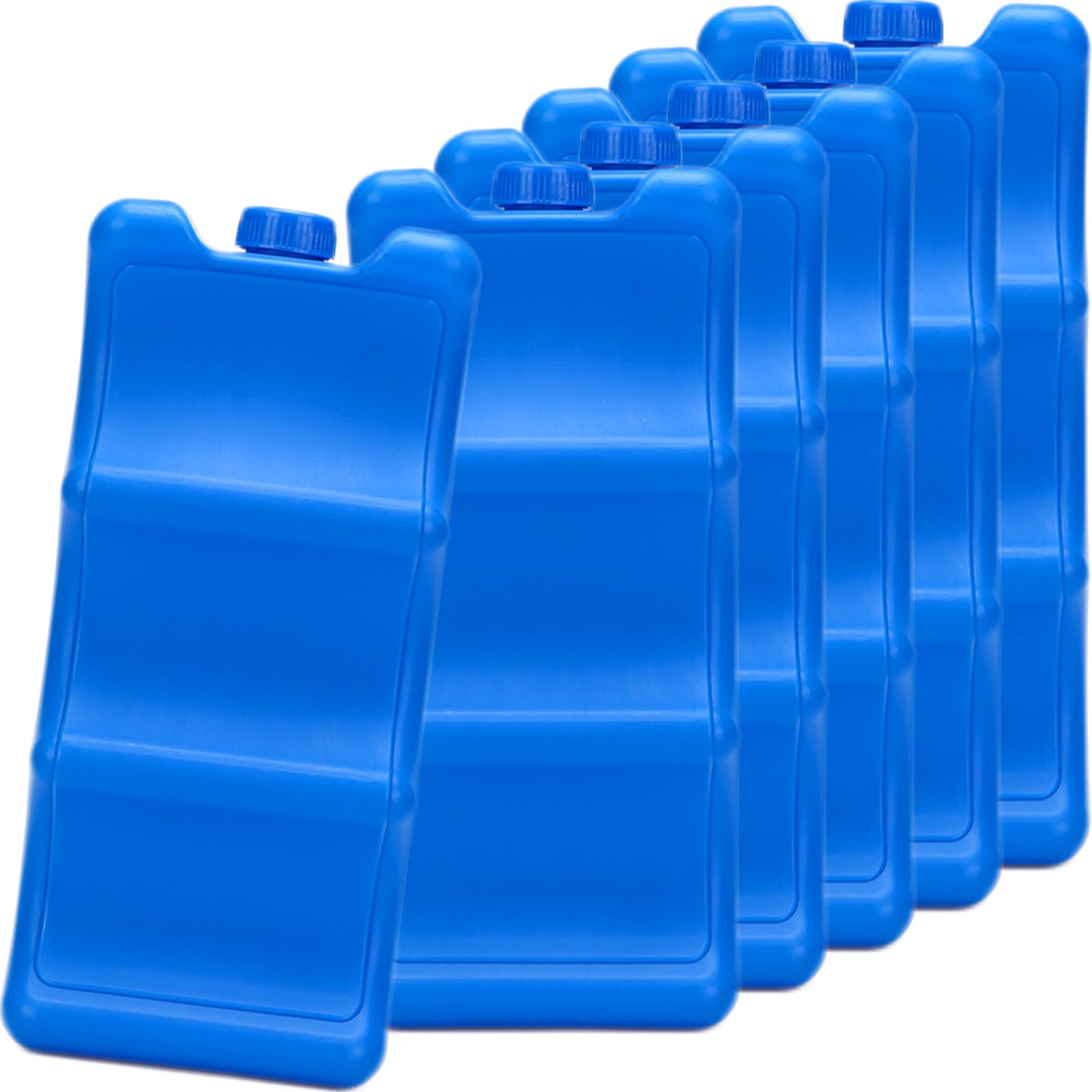 Pacote De Gelo Para Leite Materno Panxxsen, Reutilizável, Pacote Com 6, Azul, 9,4 X 20,8 X 5 Cm