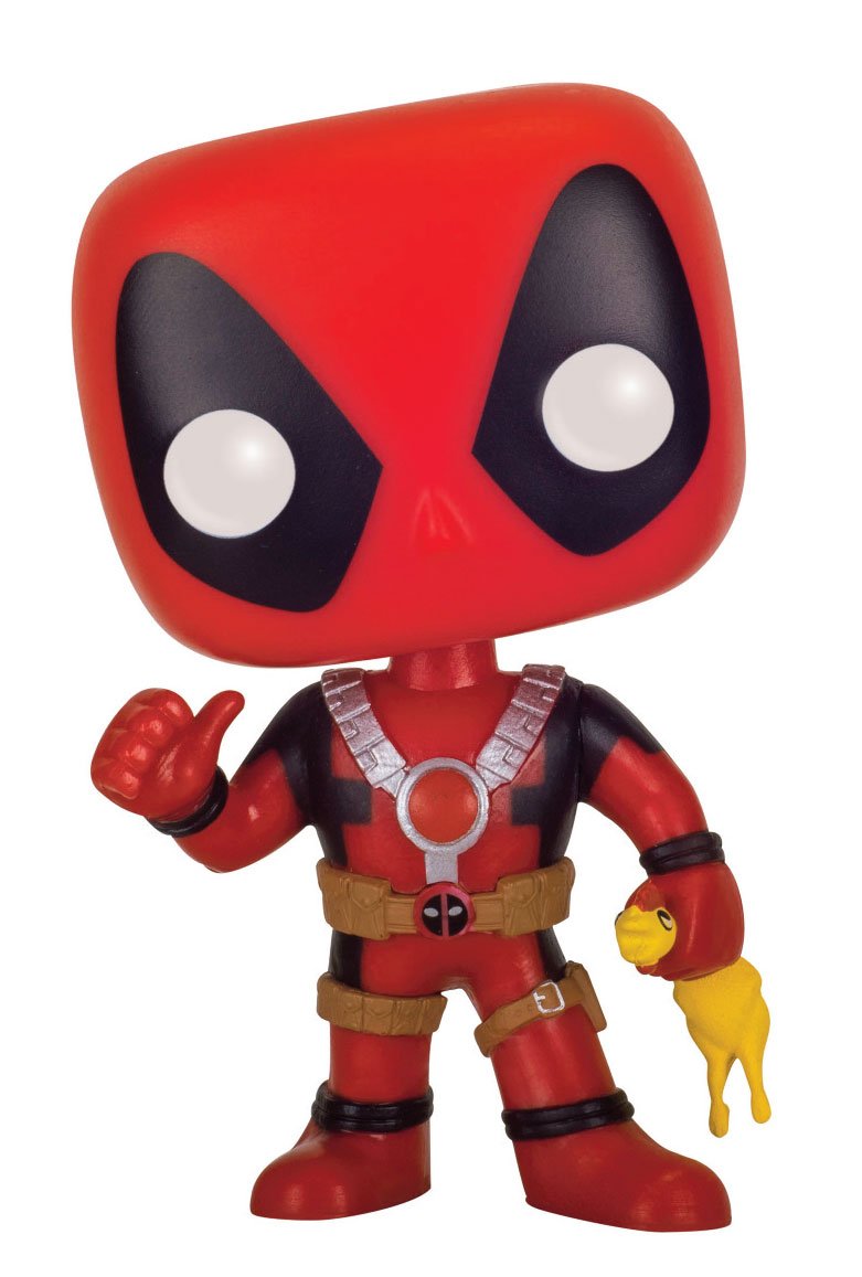 Vinil Pop Funko Marvel Deadpool Com Rubber Chicken #116