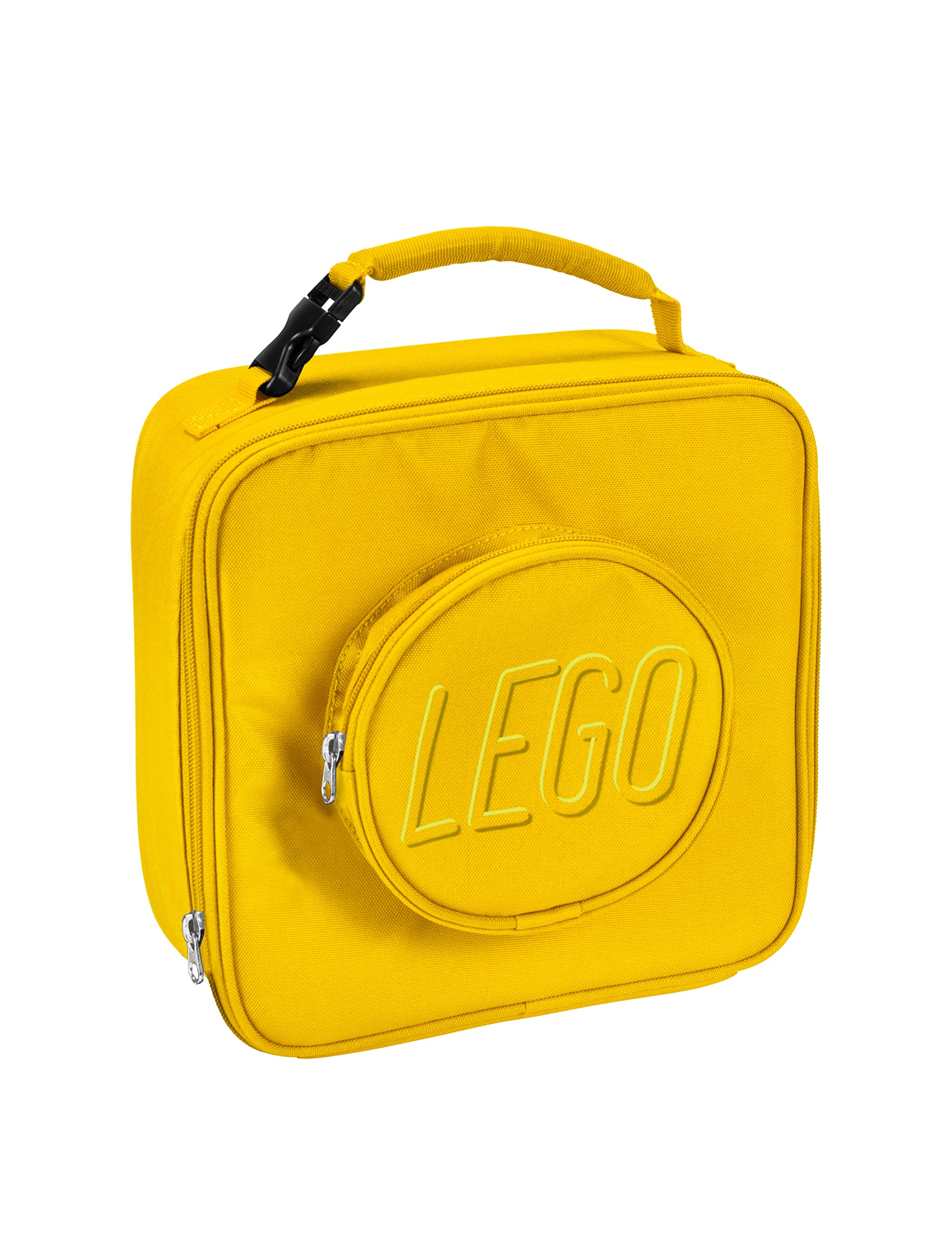 Lancheira Lego Durable Isolada Com Bolsa De Malha Amarela