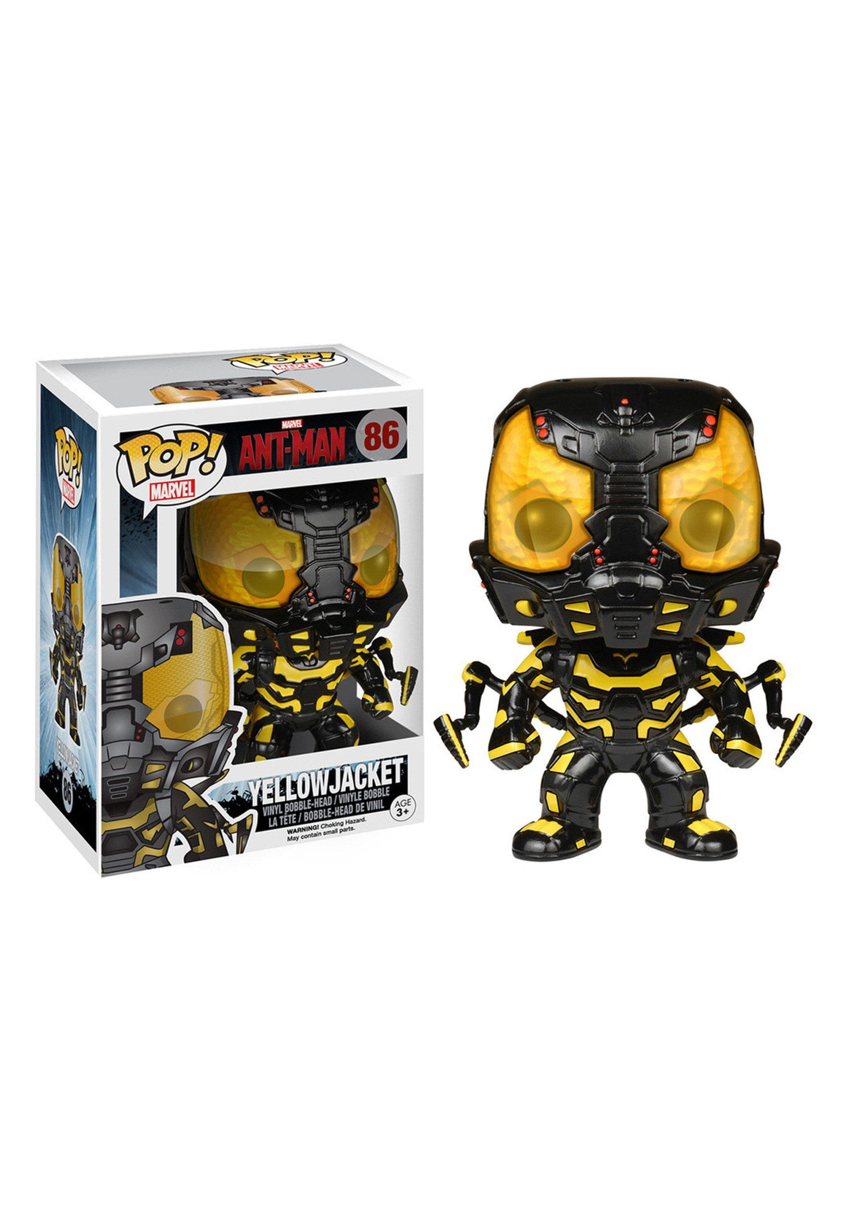Boneco De Ação Funko Pop Marvel Yellow Jacket Ant-man 9,5 Cm