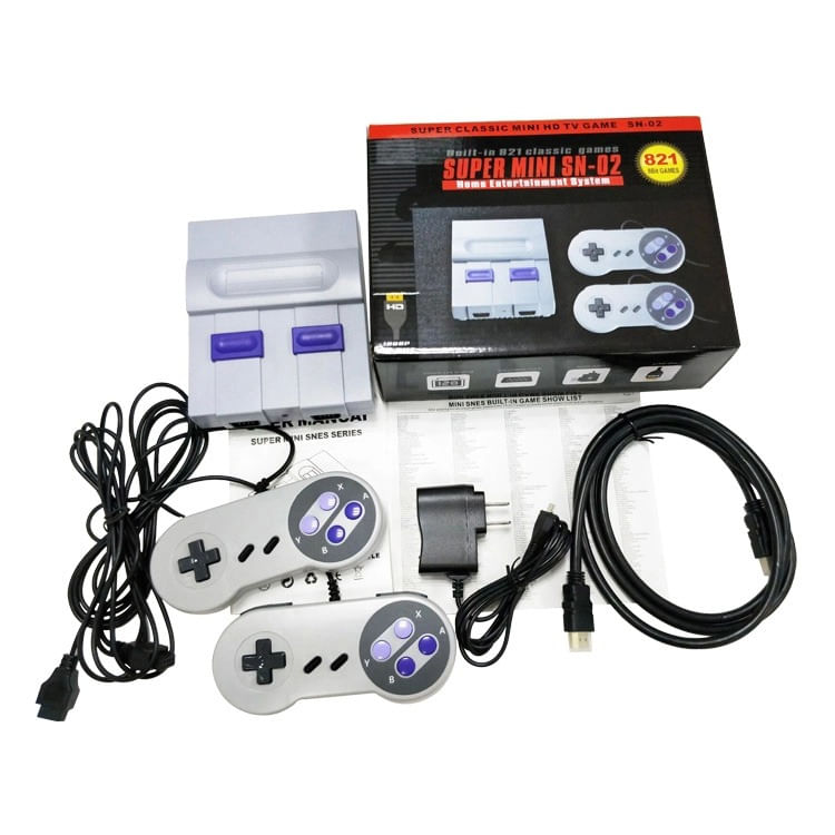 8Bit Video Game Console, 821 Hd Jogos Integrados - Hdmi Cabl