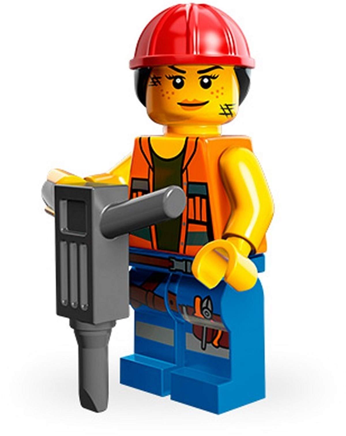 Minifigura Lego O Filme Gail, A Trabalhadora Da Construção Civil 71004