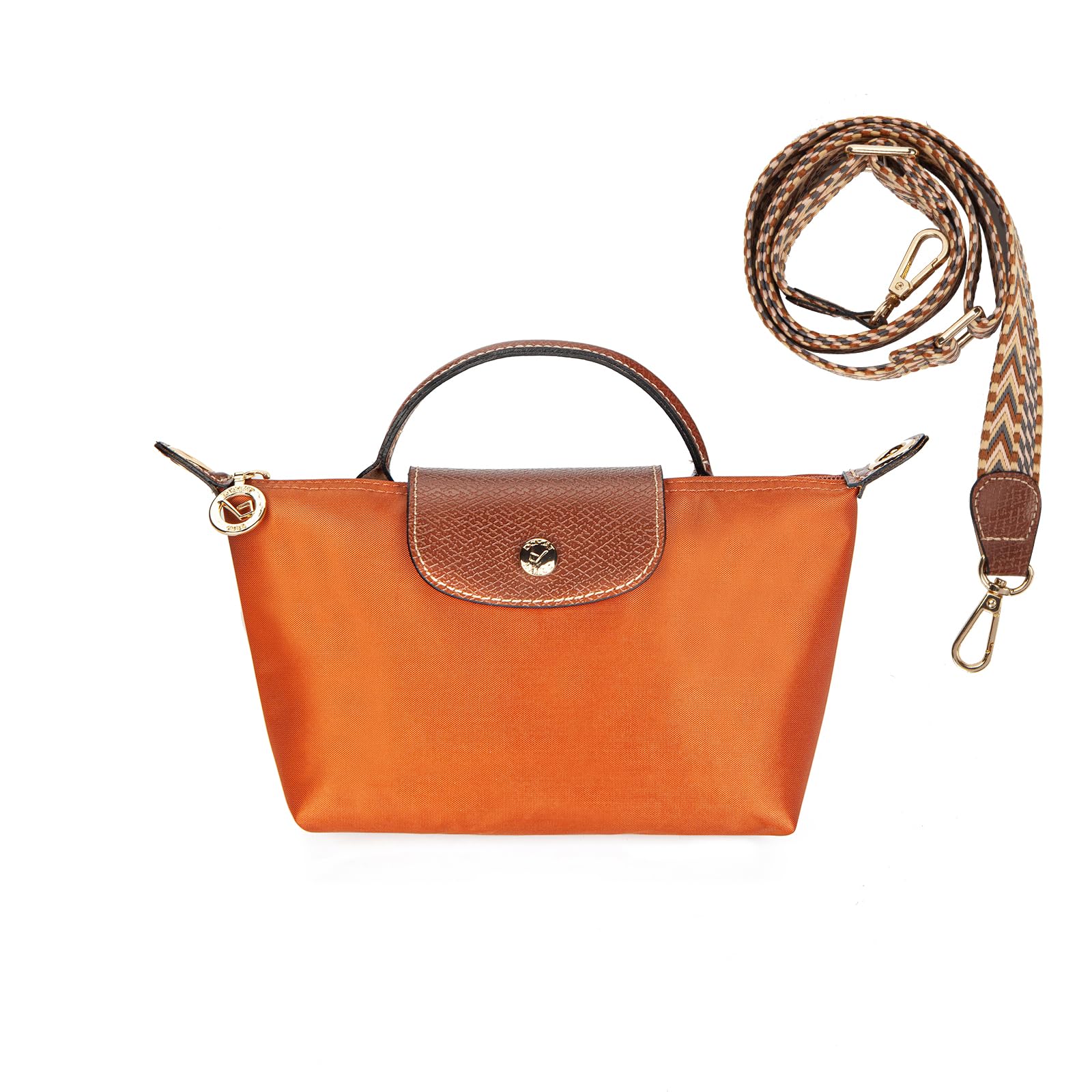 Bolsa Tiracolo Domat Bolsa Tiracolo Para Mulheres De Nylon Laranja